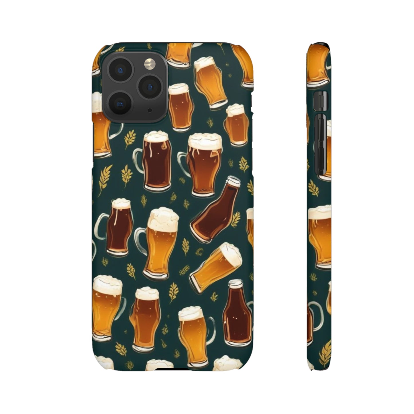 Beer Pattern Snap Cases