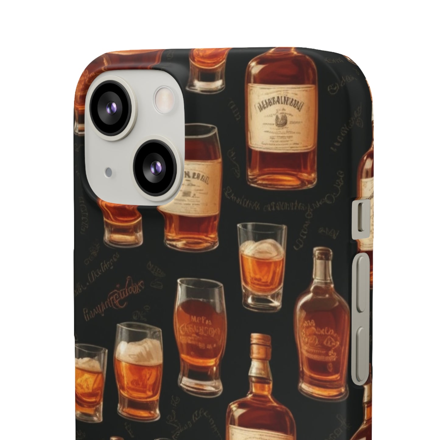 Whiskey Pattern Snap Cases