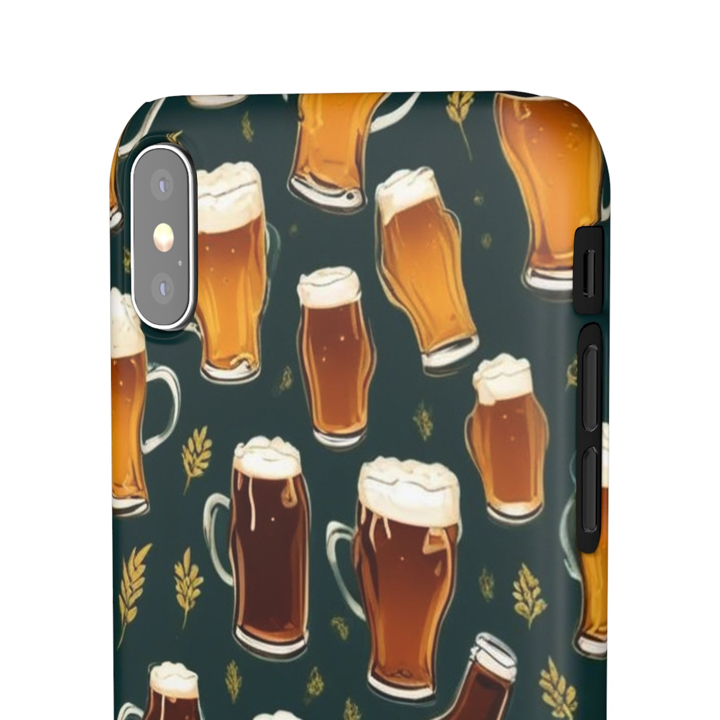 Beer Pattern Snap Cases