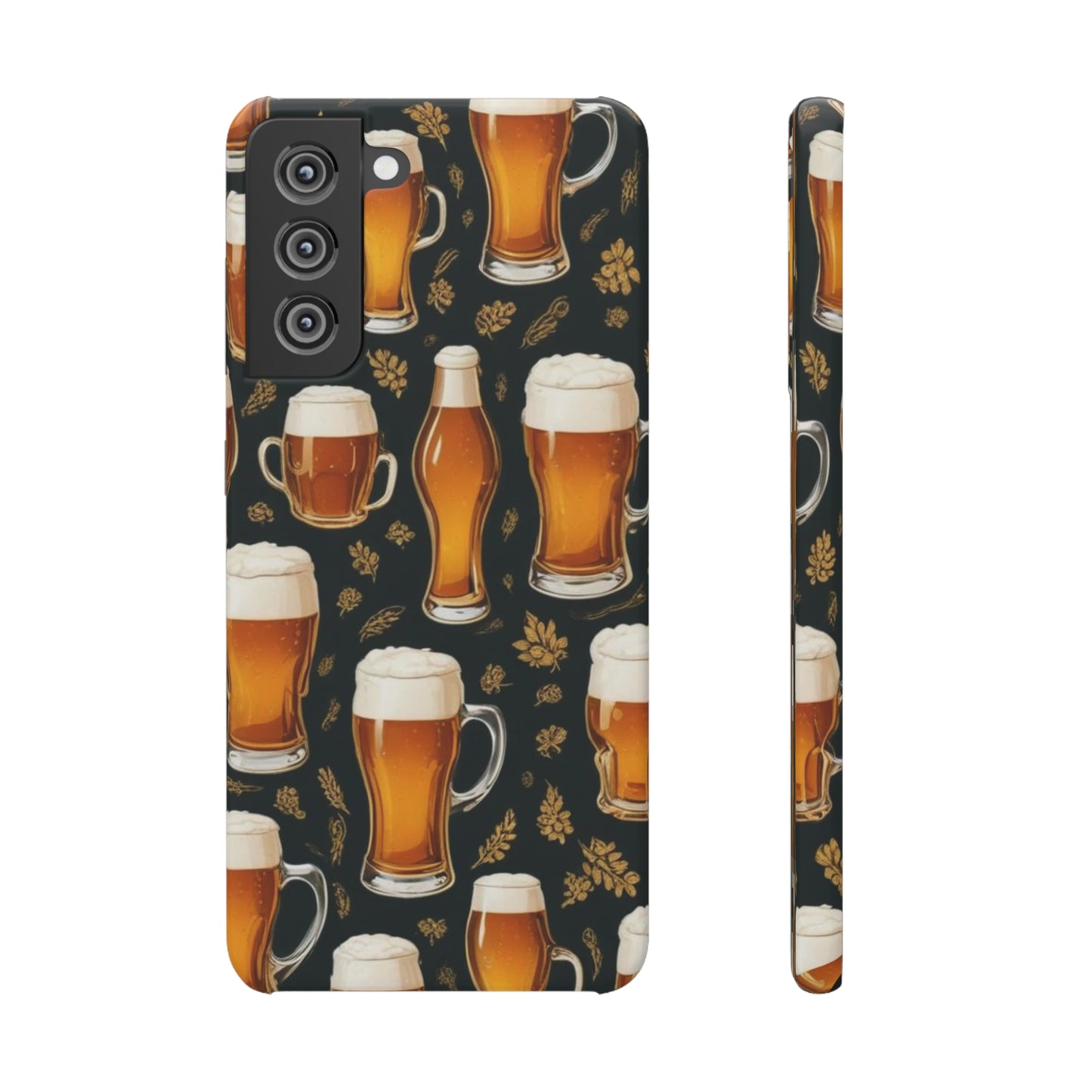 Beer Pattern Snap Cases