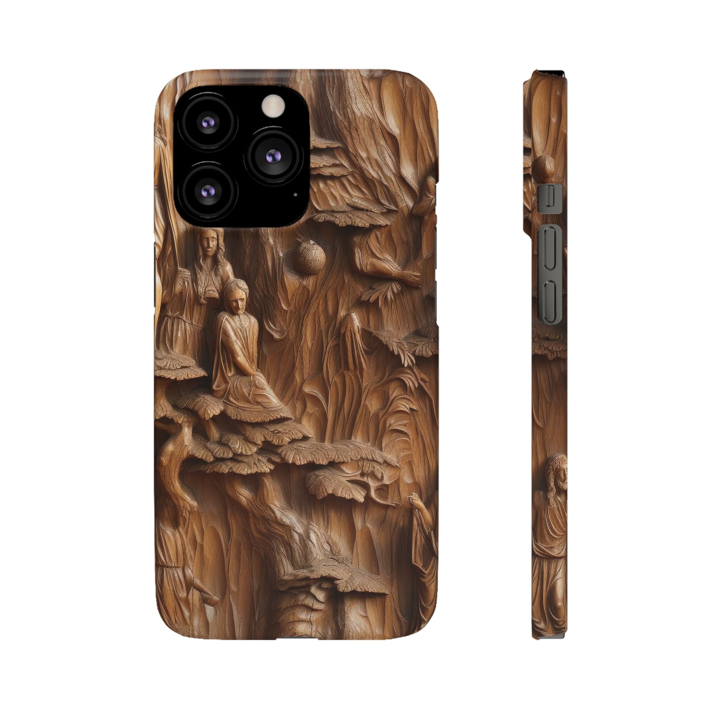 Biblical , Spiritual Carved Wood Phone cover Snap Cases .