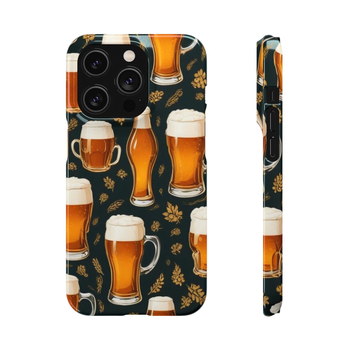 Beer Pattern Snap Cases