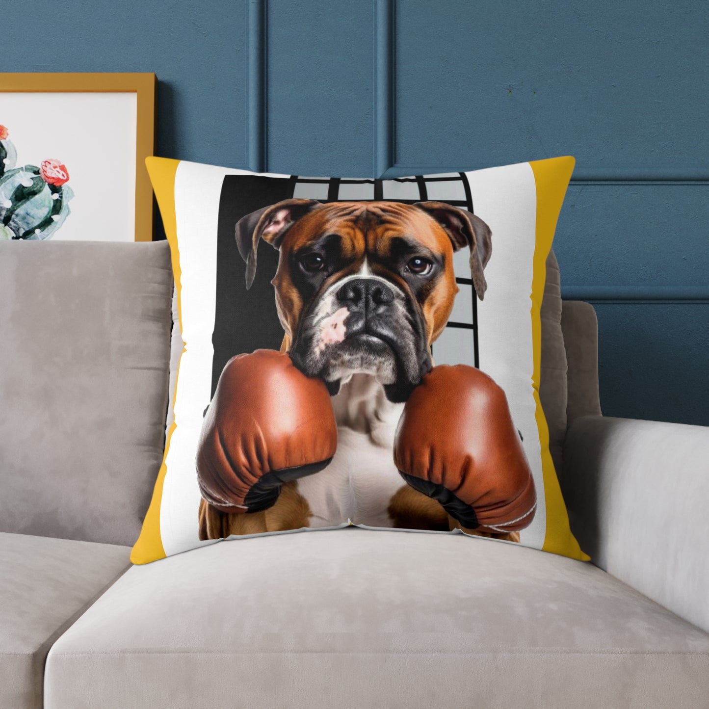 Square Poly Canvas Pillow