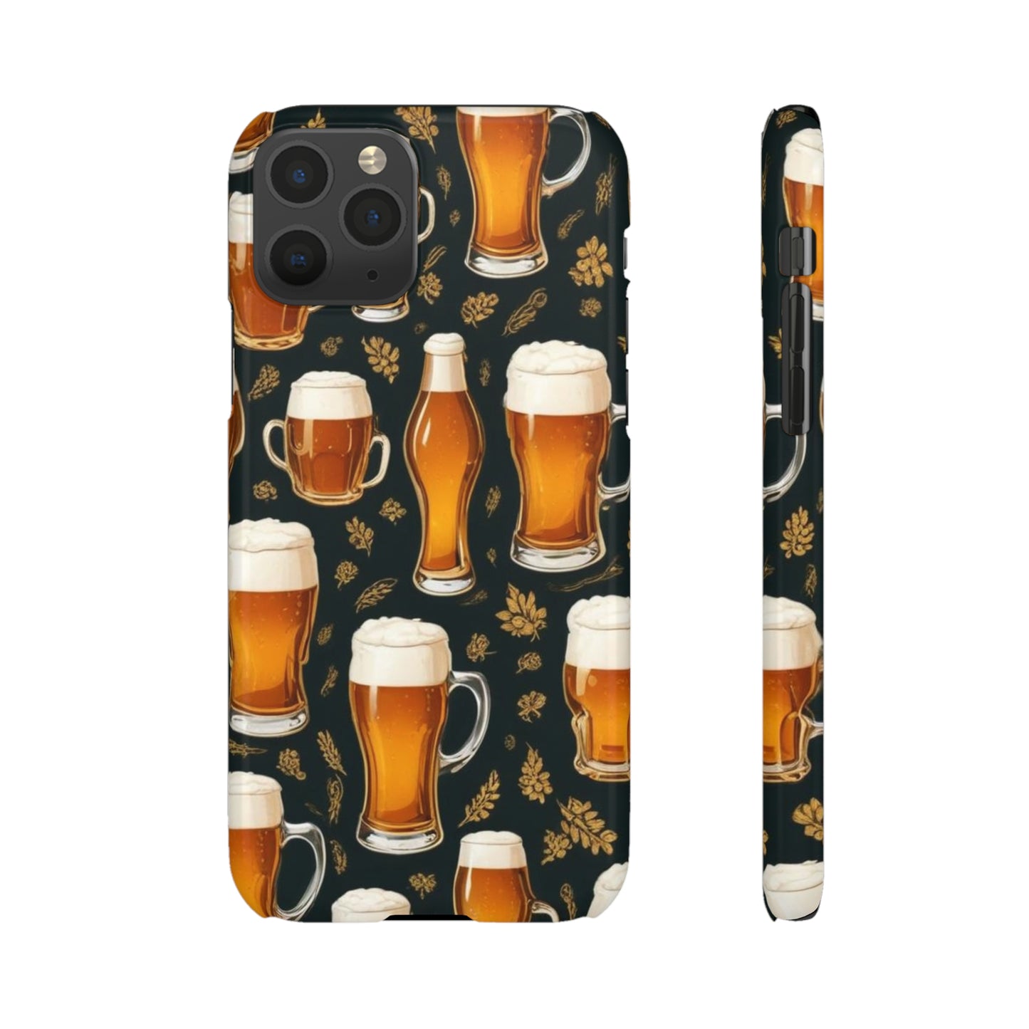 Beer Pattern Snap Cases