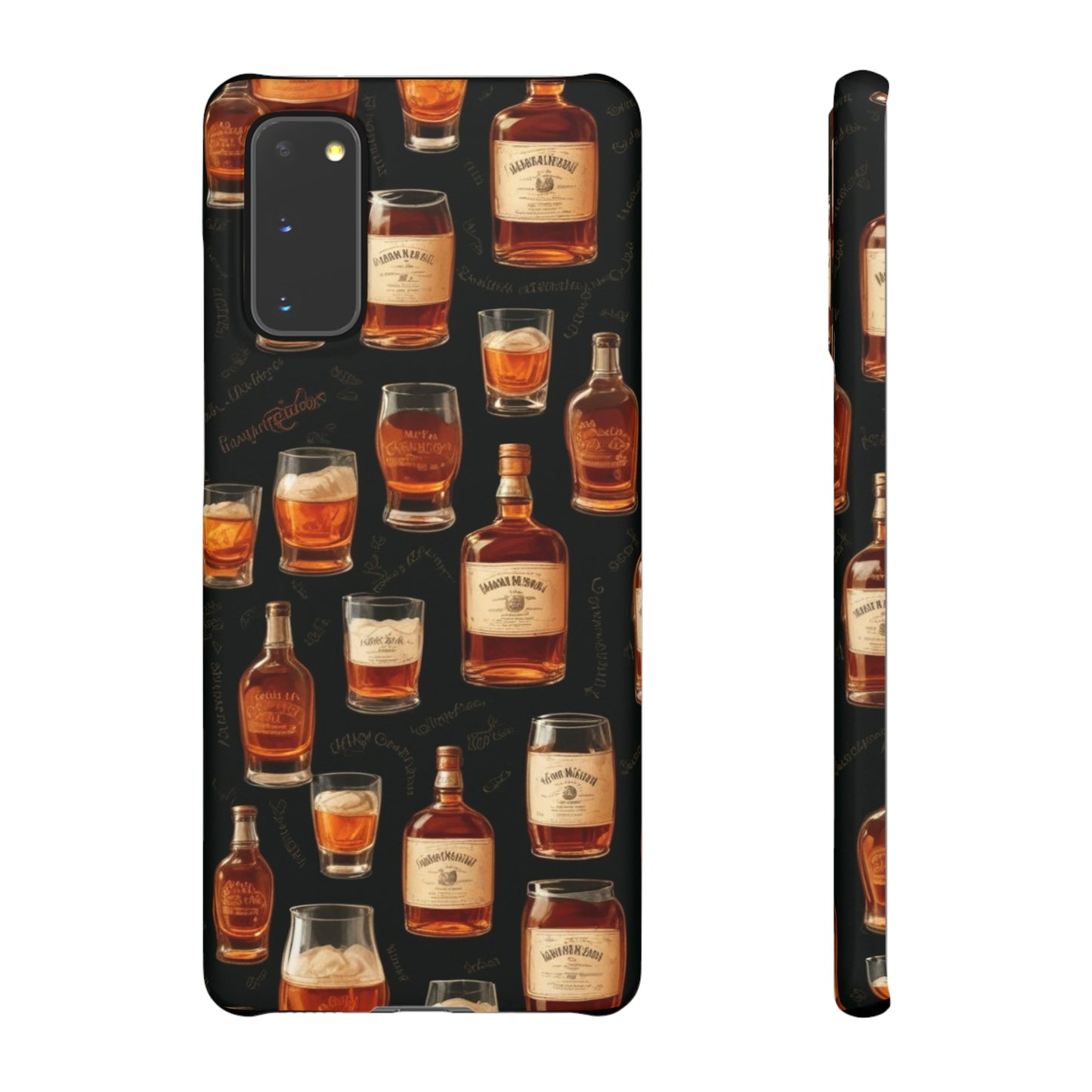 Whiskey Pattern Snap Cases