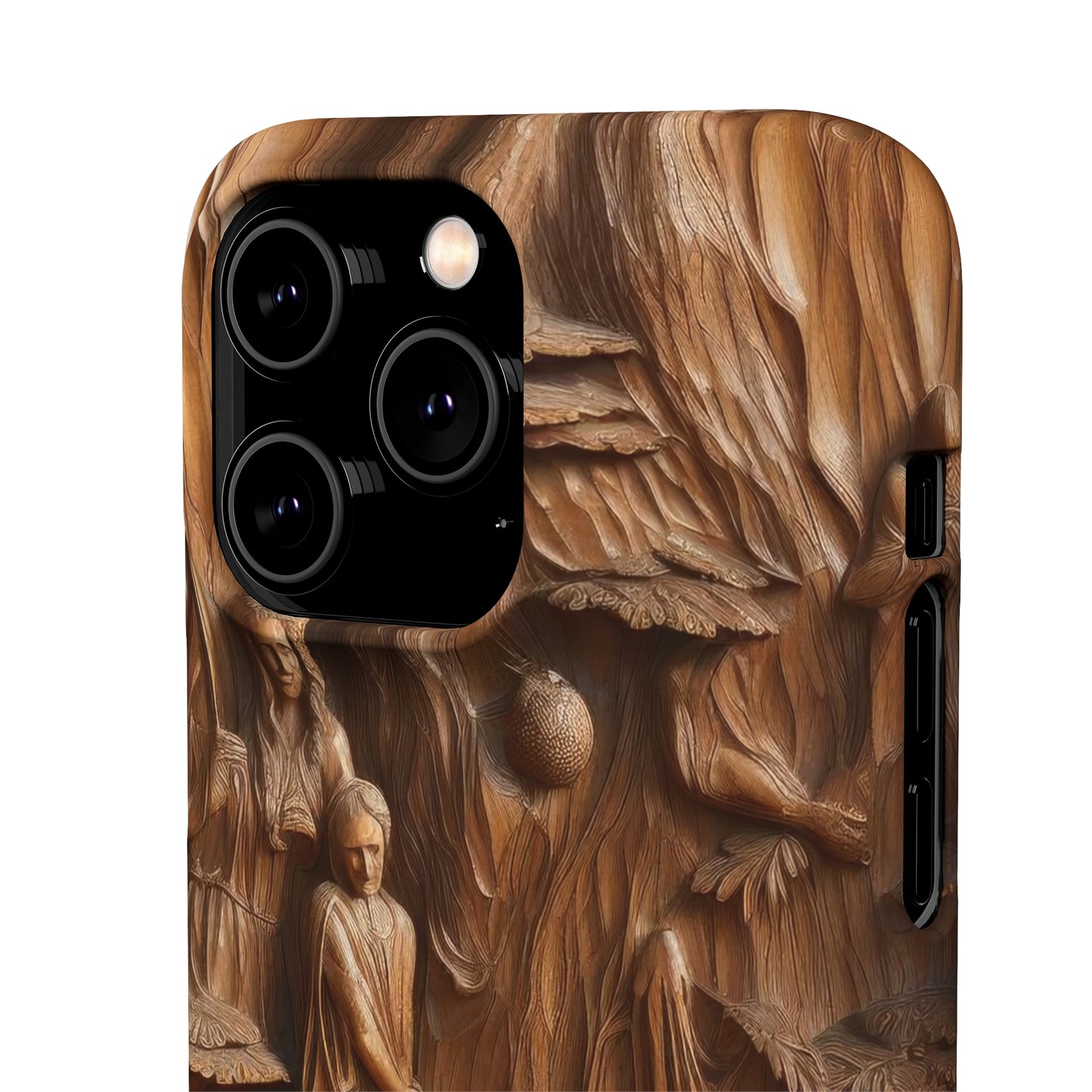 Biblical , Spiritual Carved Wood Phone cover Snap Cases .
