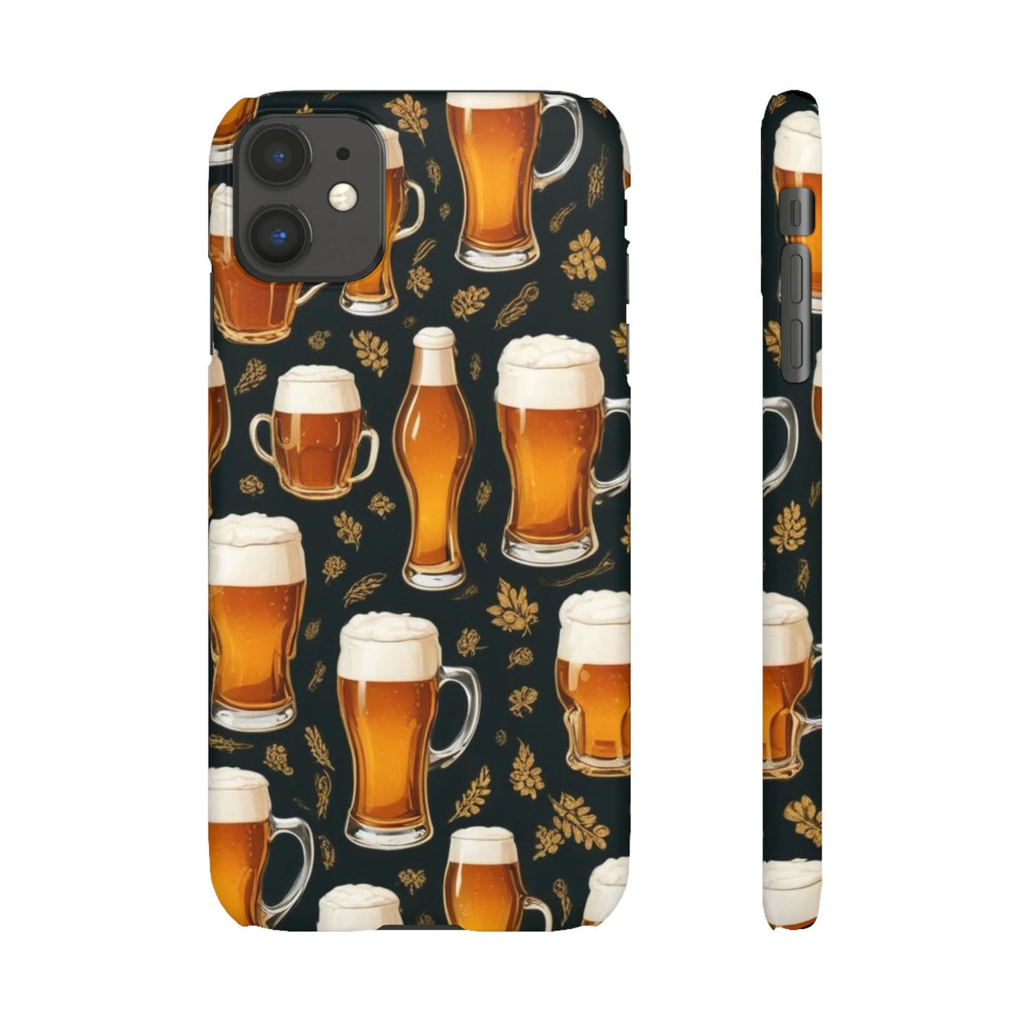 Beer Pattern Snap Cases