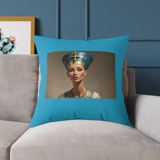 Africa Square Poly Canvas Pillow