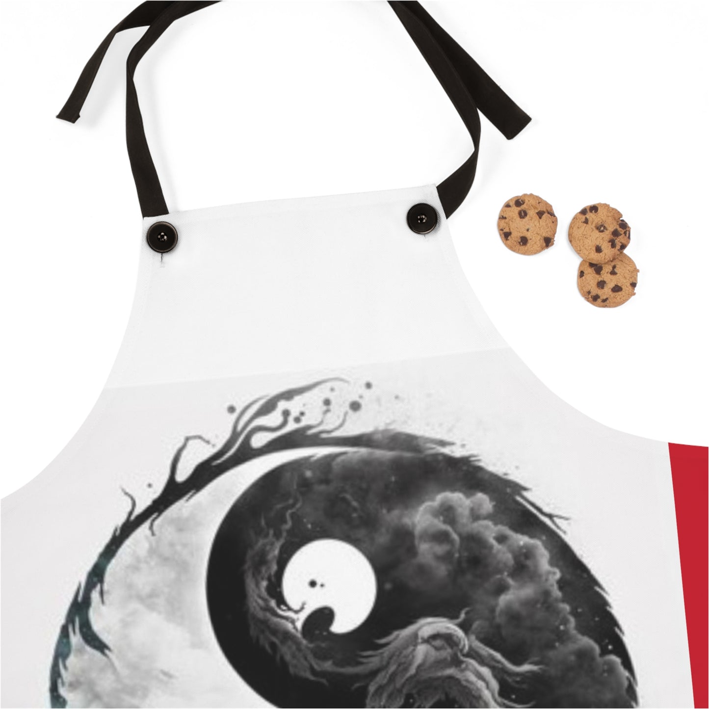 Ying Yang  print Picture Apron (AOP)