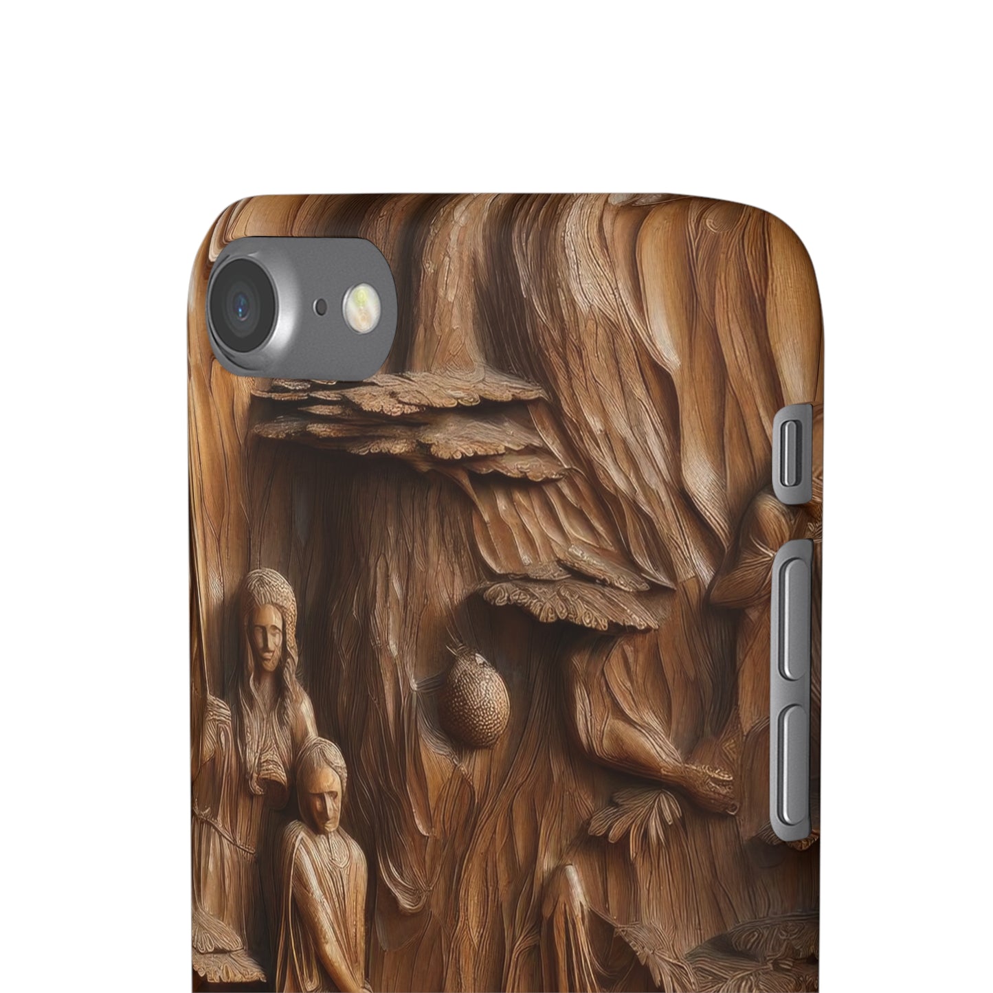 Biblical , Spiritual Carved Wood Phone cover Snap Cases .