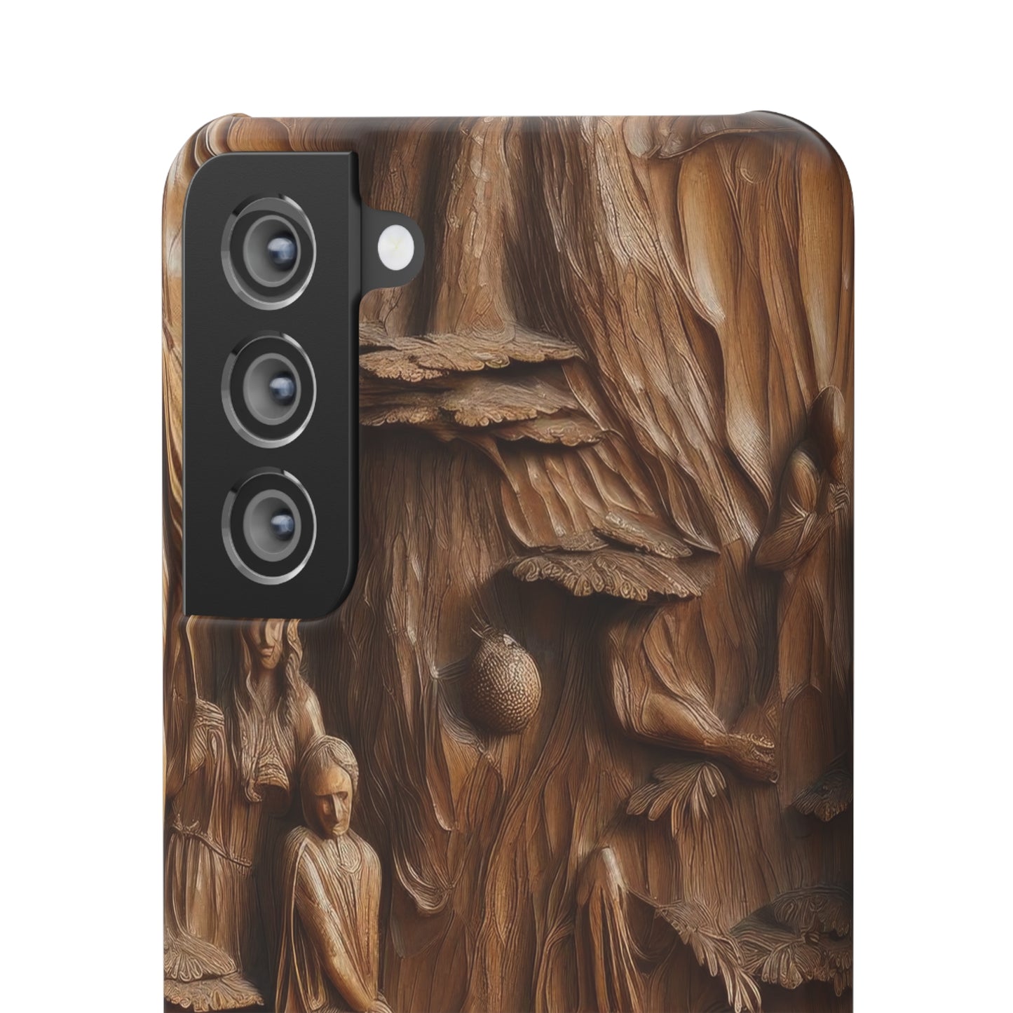 Biblical , Spiritual Carved Wood Phone cover Snap Cases .