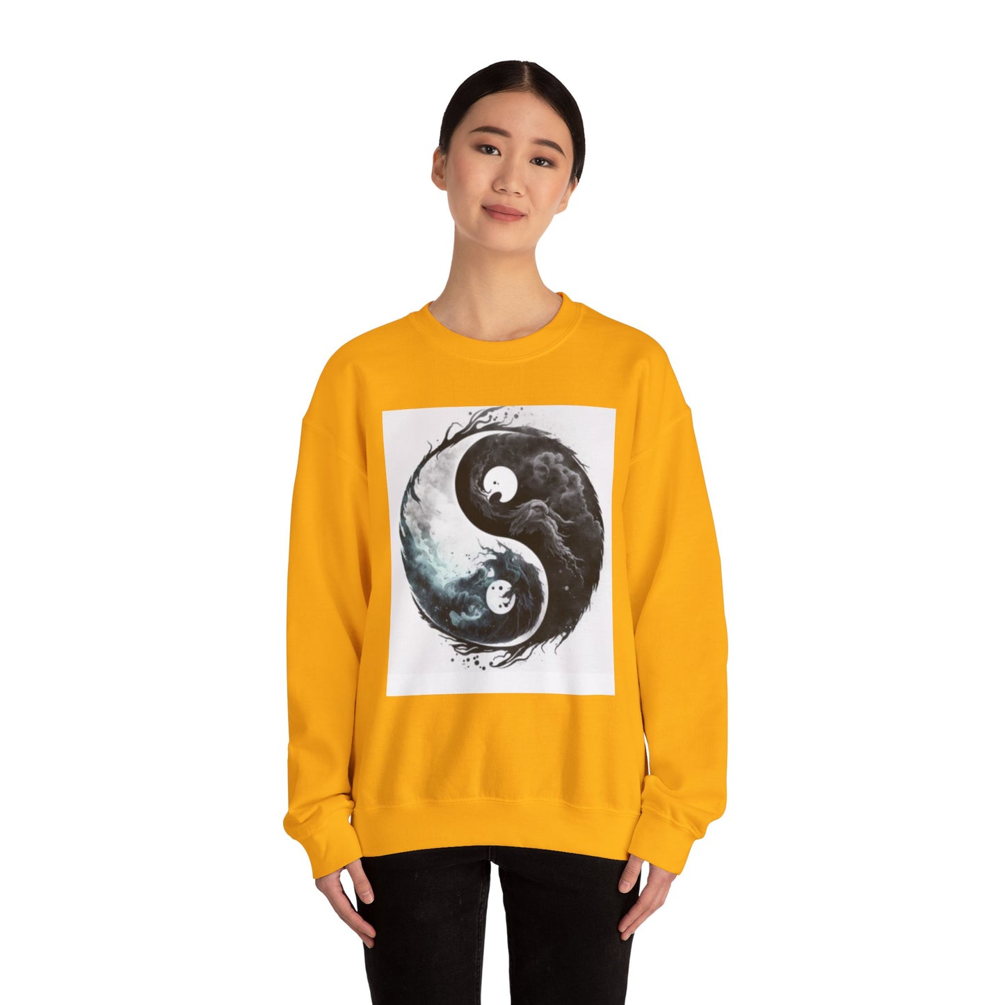 Ying Yang Unisex Heavy Blend™ Crewneck Sweatshirt