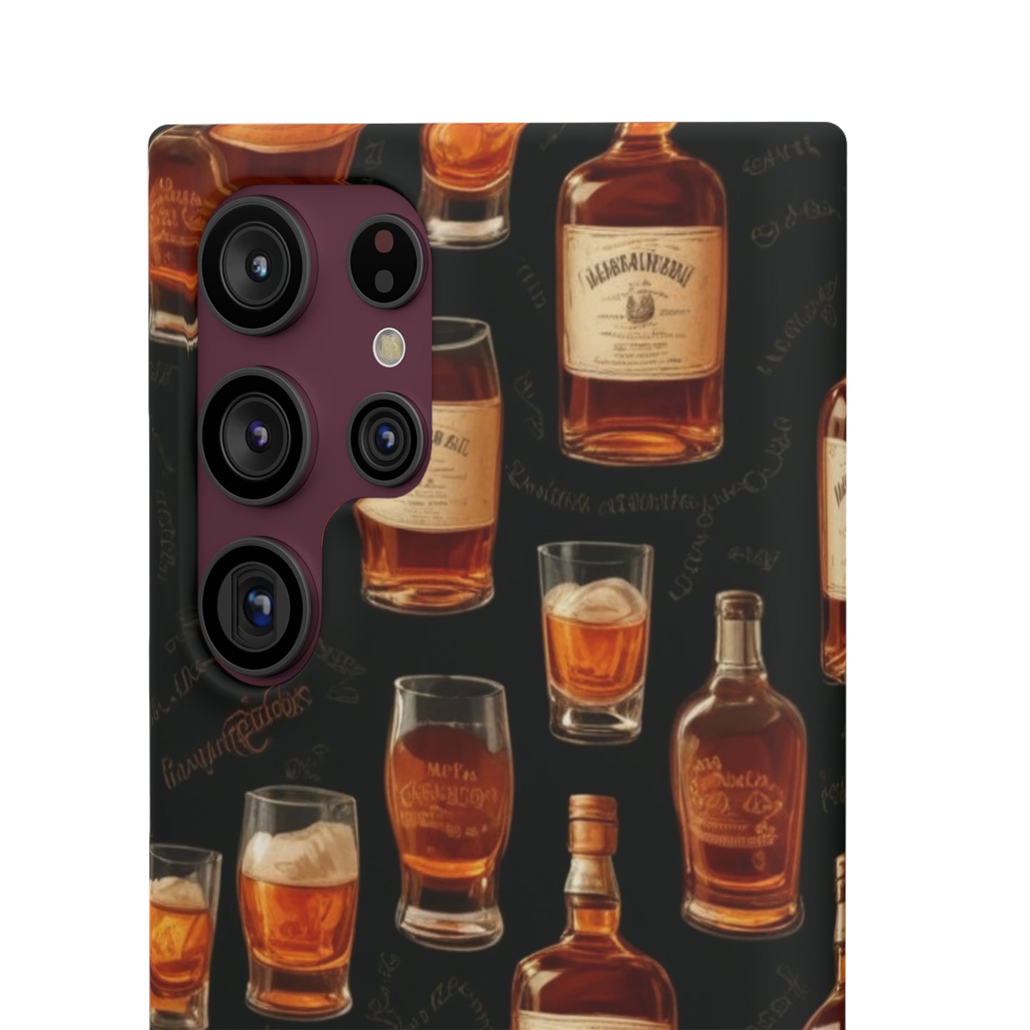 Whiskey Pattern Snap Cases