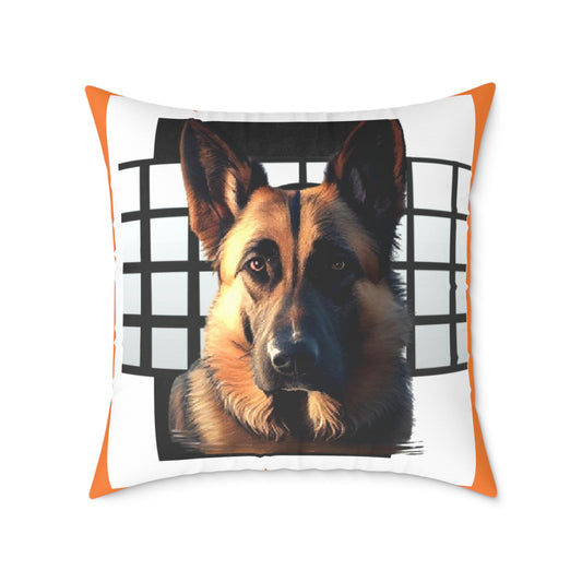Square Poly Canvas Pillow