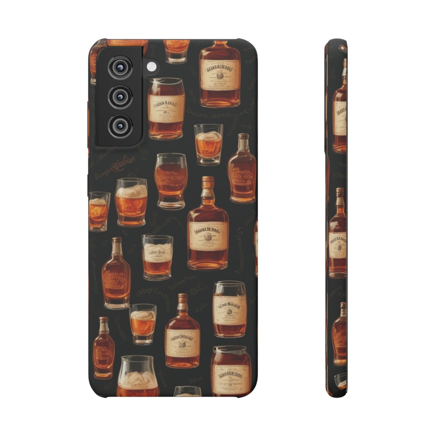 Whiskey Pattern Snap Cases