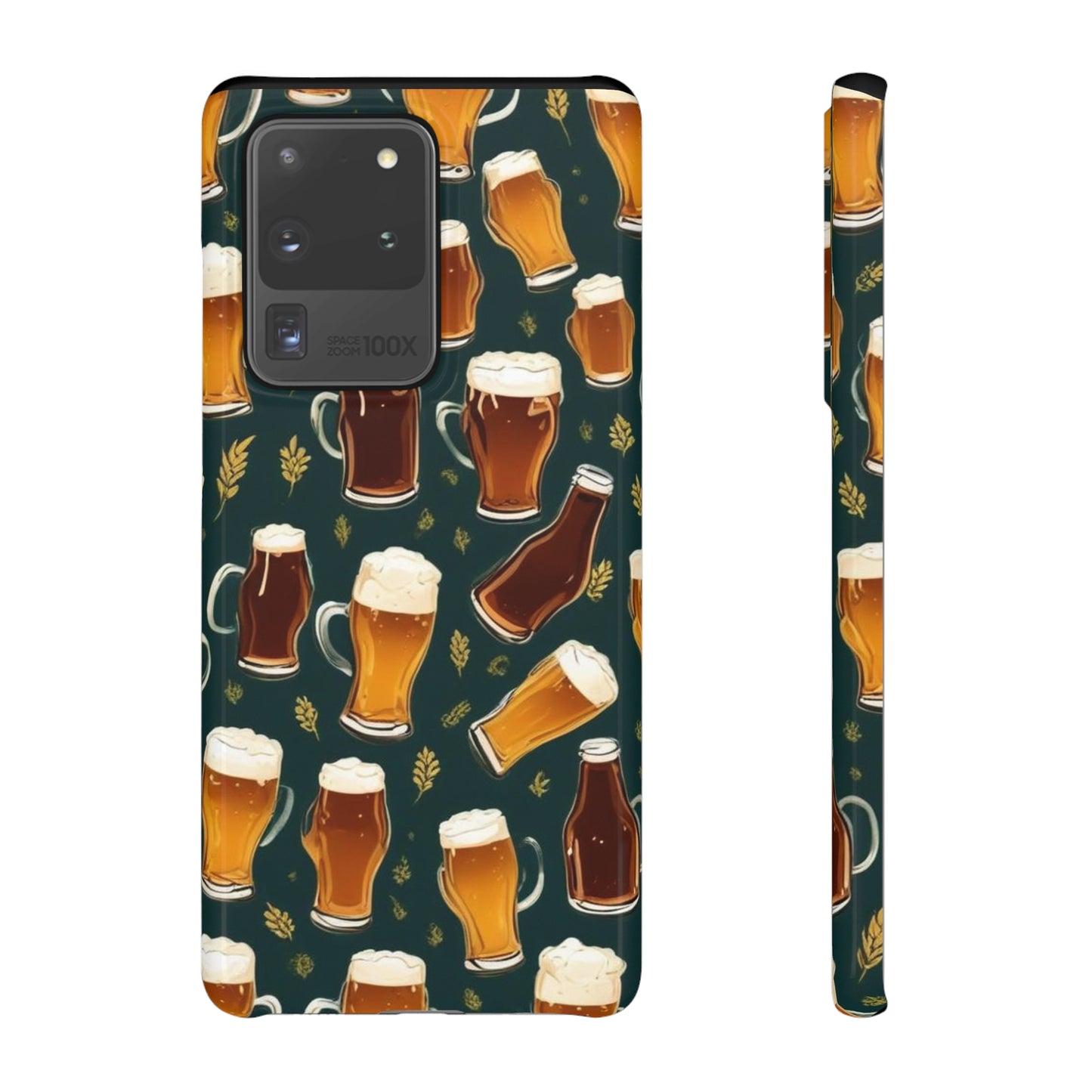 Beer Pattern Snap Cases