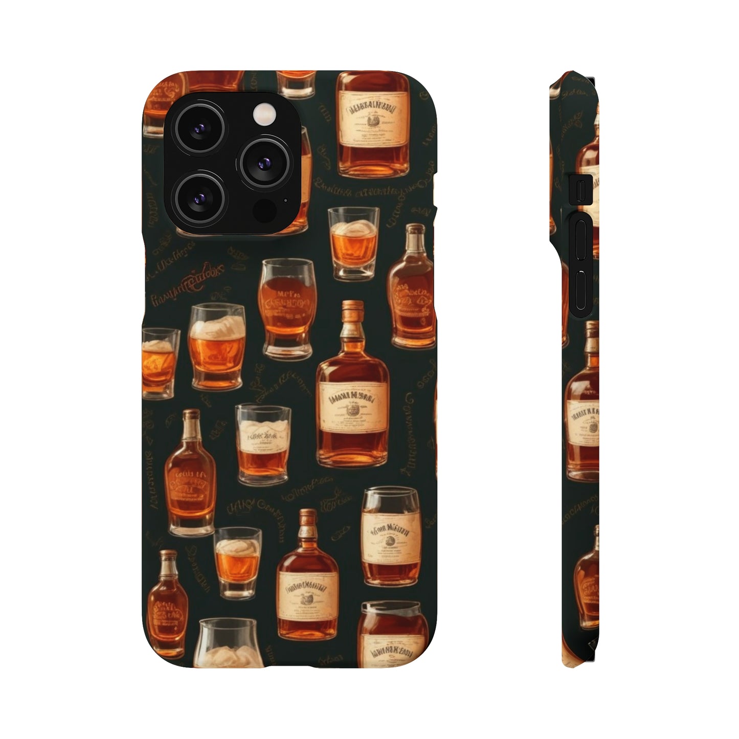 Whiskey Pattern Snap Cases
