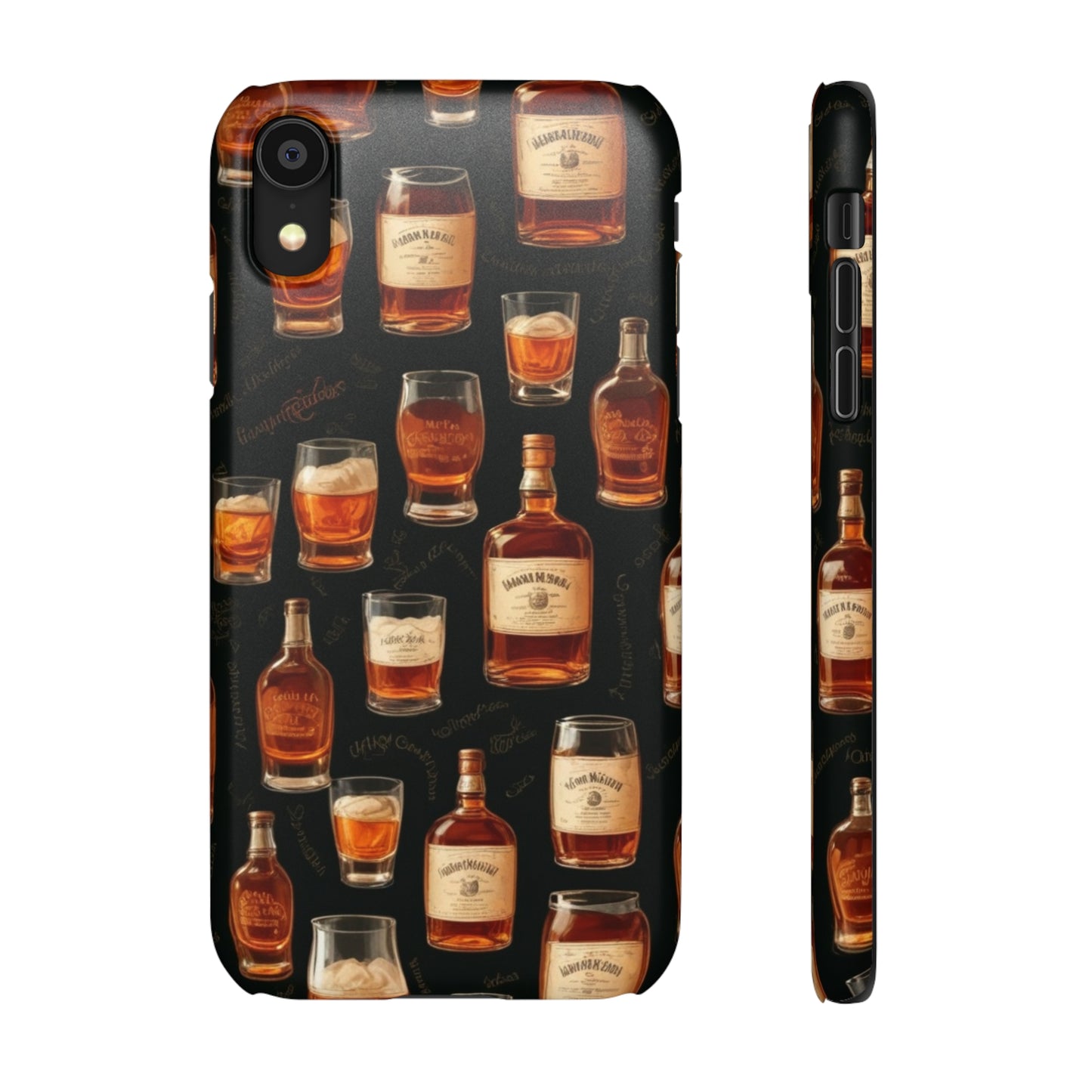 Whiskey Pattern Snap Cases
