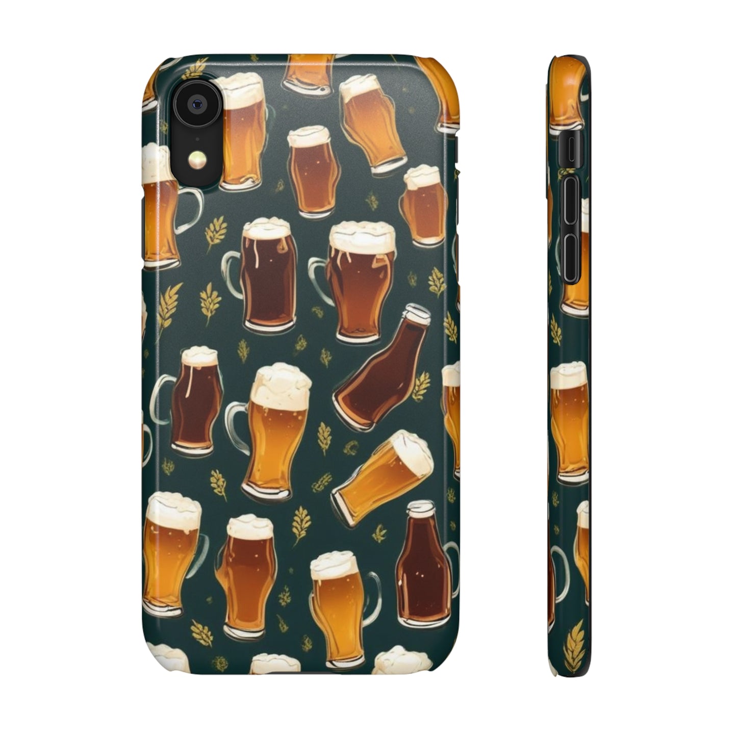 Beer Pattern Snap Cases