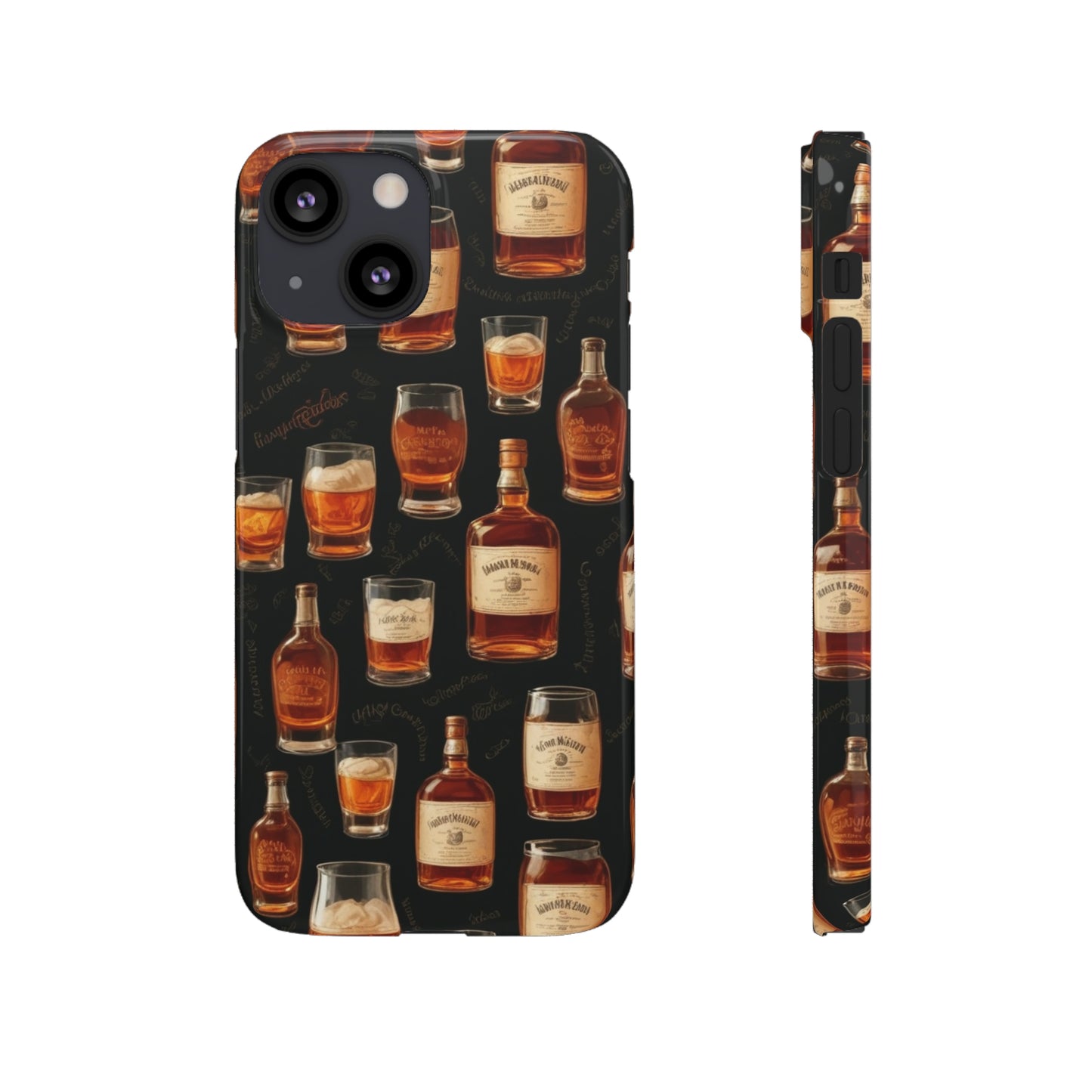 Whiskey Pattern Snap Cases