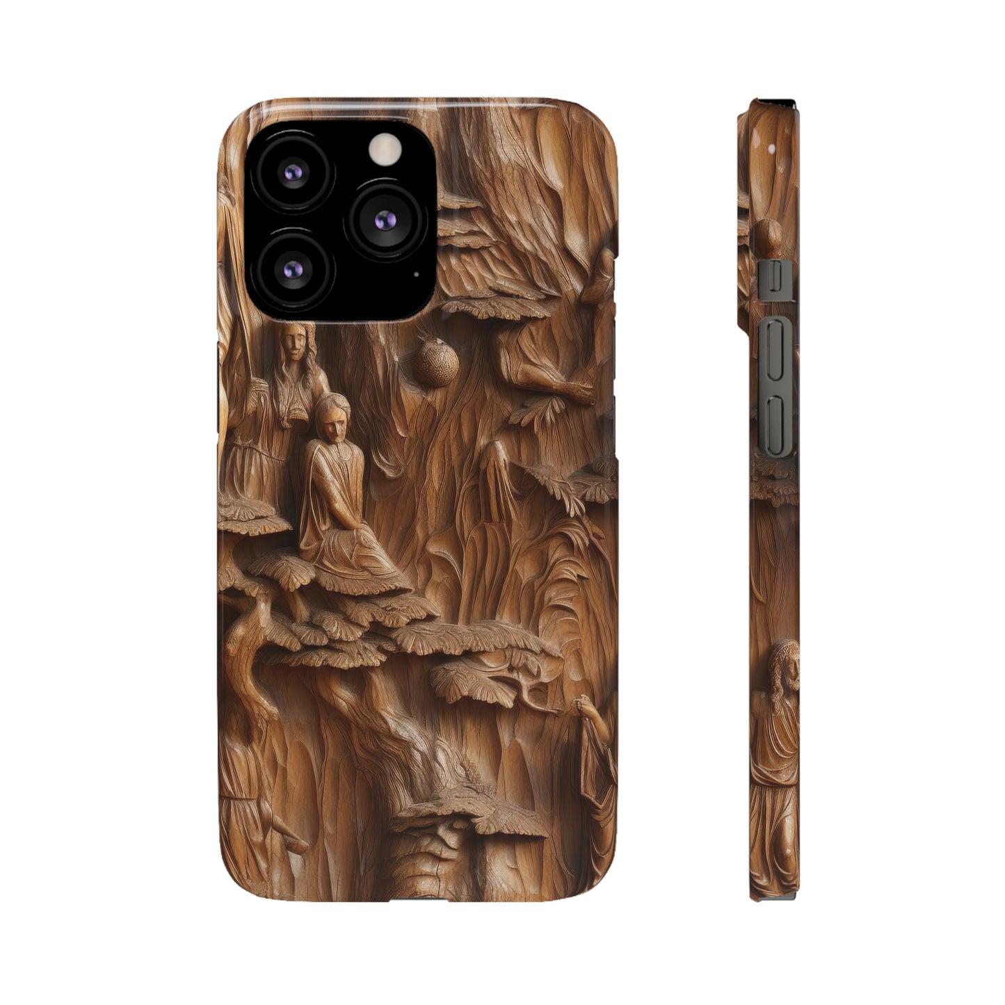 Biblical , Spiritual Carved Wood Phone cover Snap Cases .