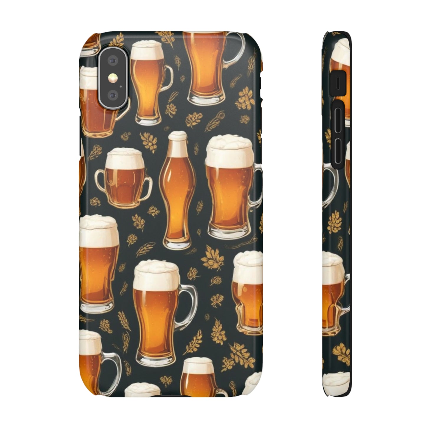 Beer Pattern Snap Cases