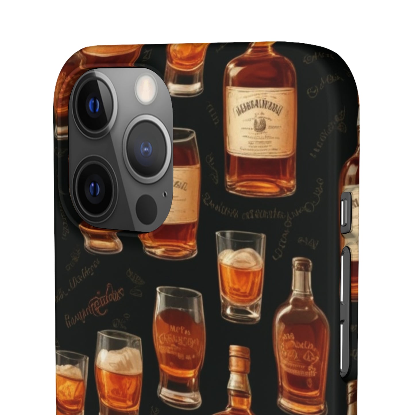 Whiskey Pattern Snap Cases