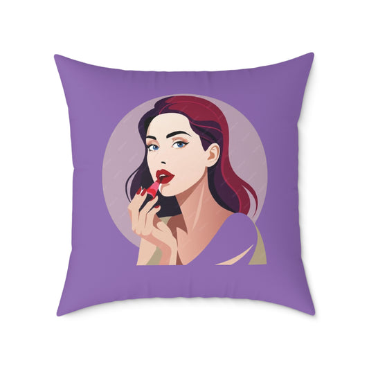 She Devil  Square Poly Canvas Pillow
