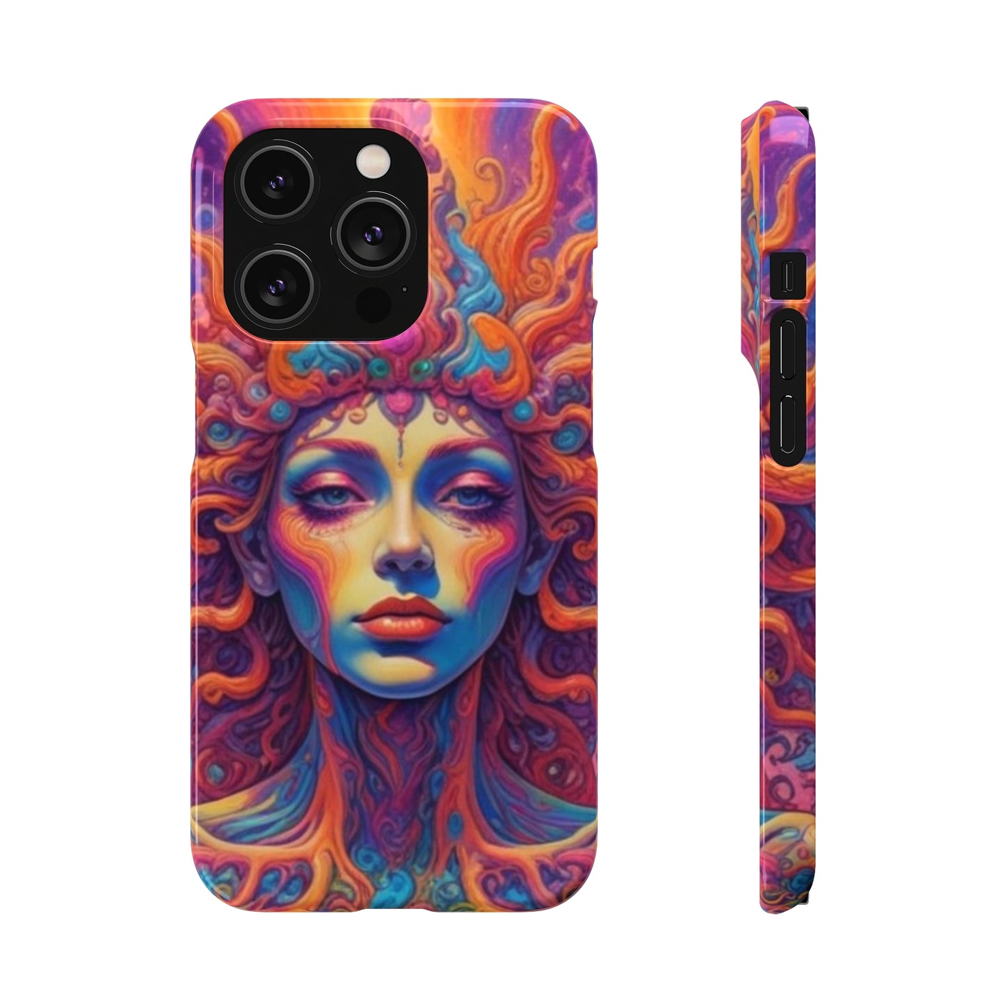 Trippy Pattern Snap Cases