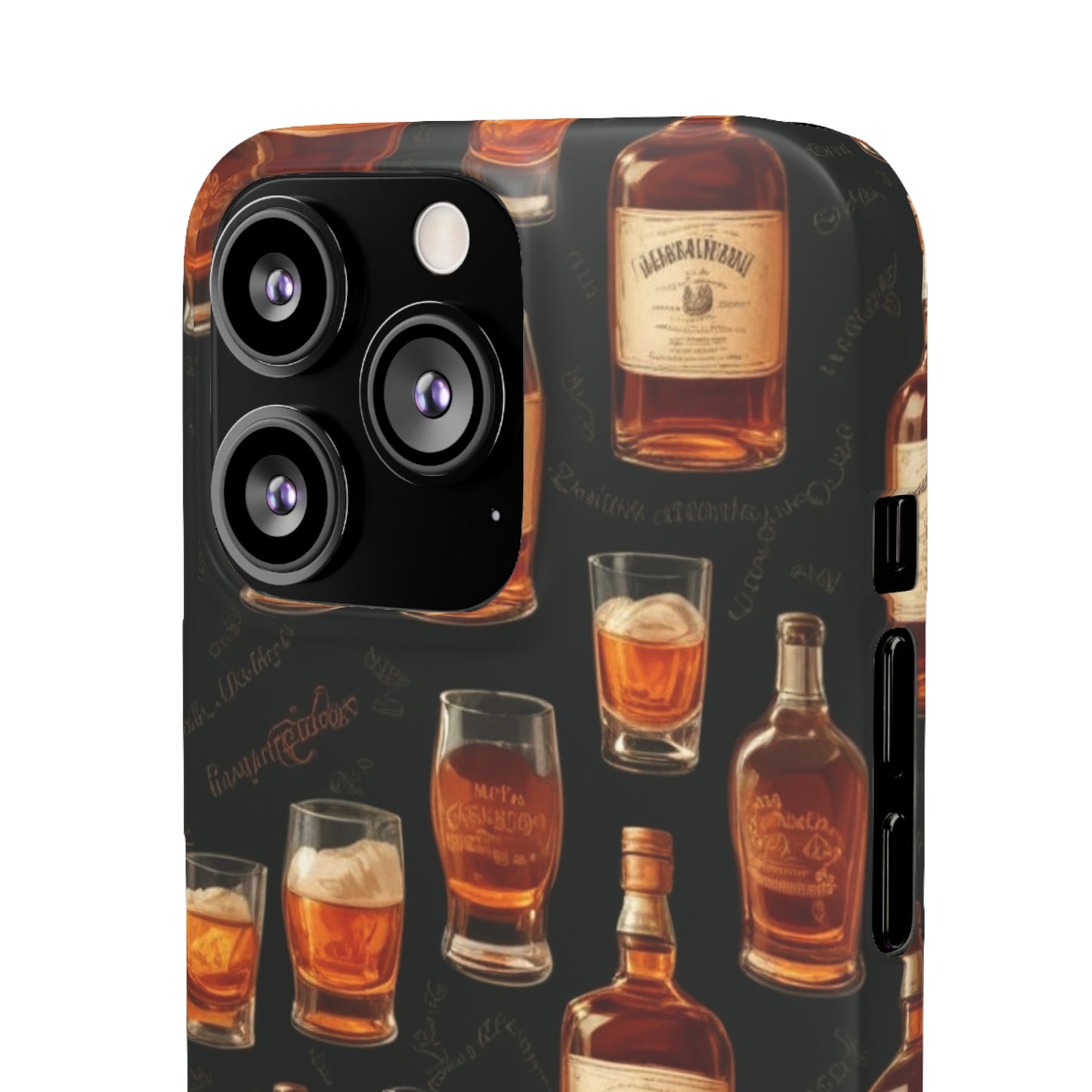Whiskey Pattern Snap Cases