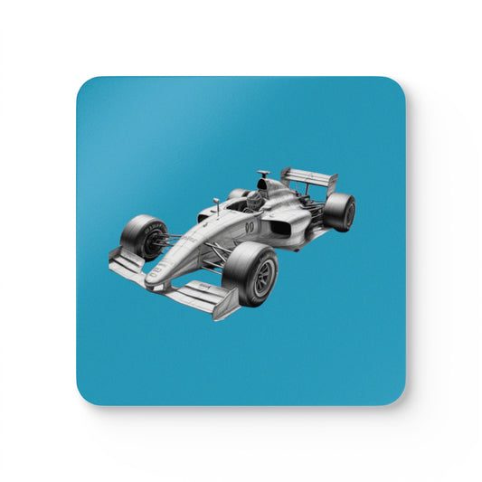 Racing Car  Corkwood Coaster Set