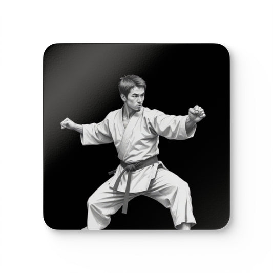 Martial Arts Corkwood Coaster Set