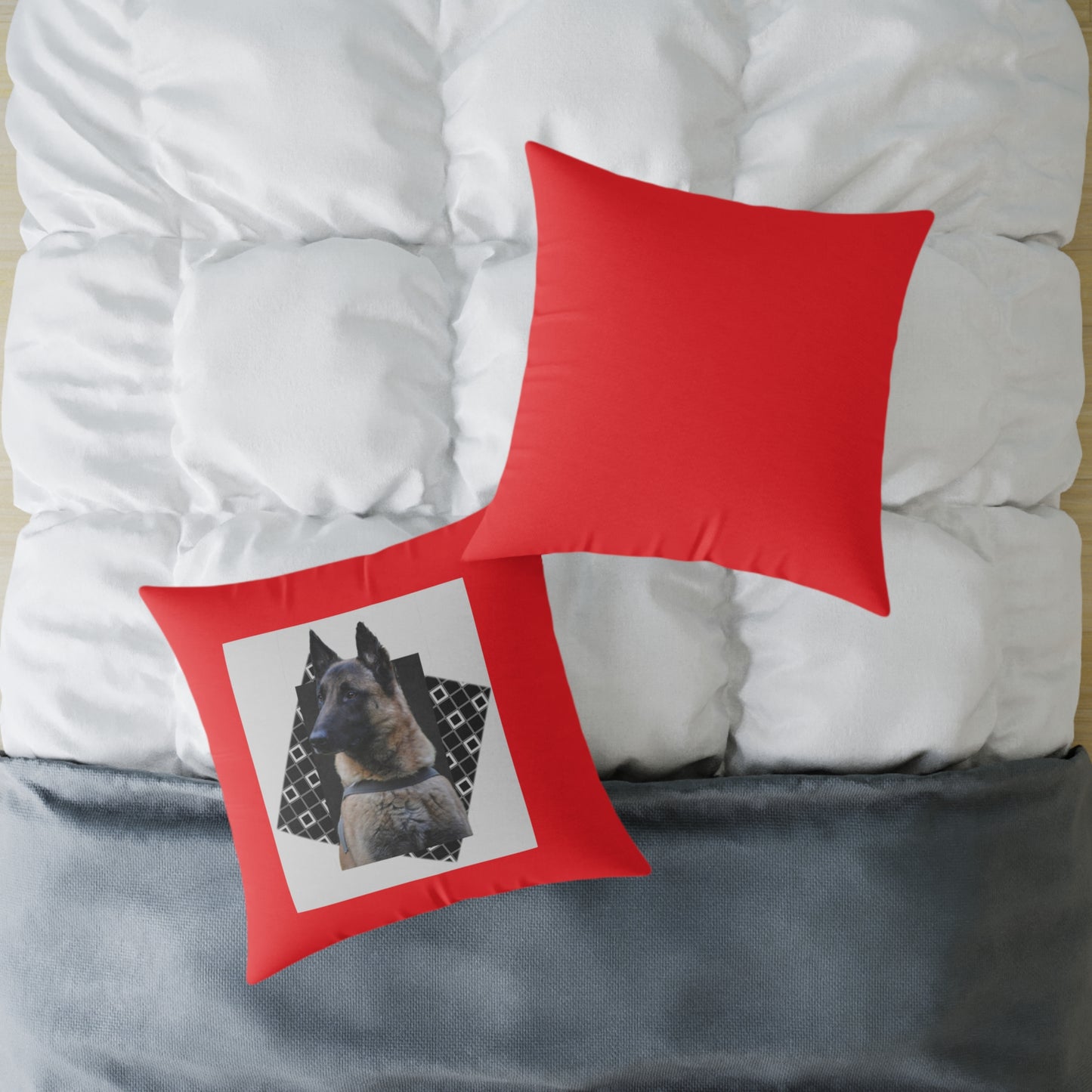 Square Poly Canvas Pillow