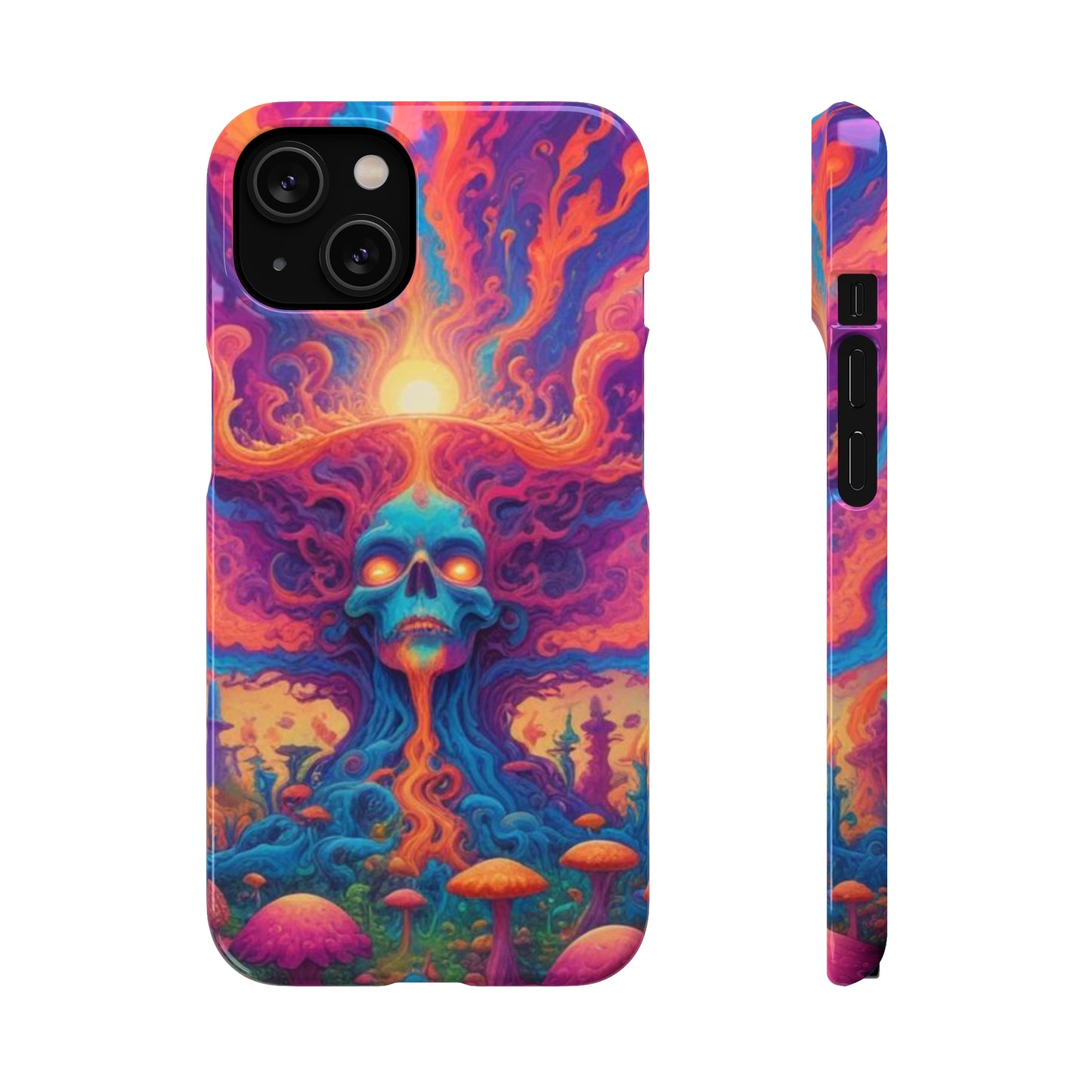 Trippy Pattern Snap Cases