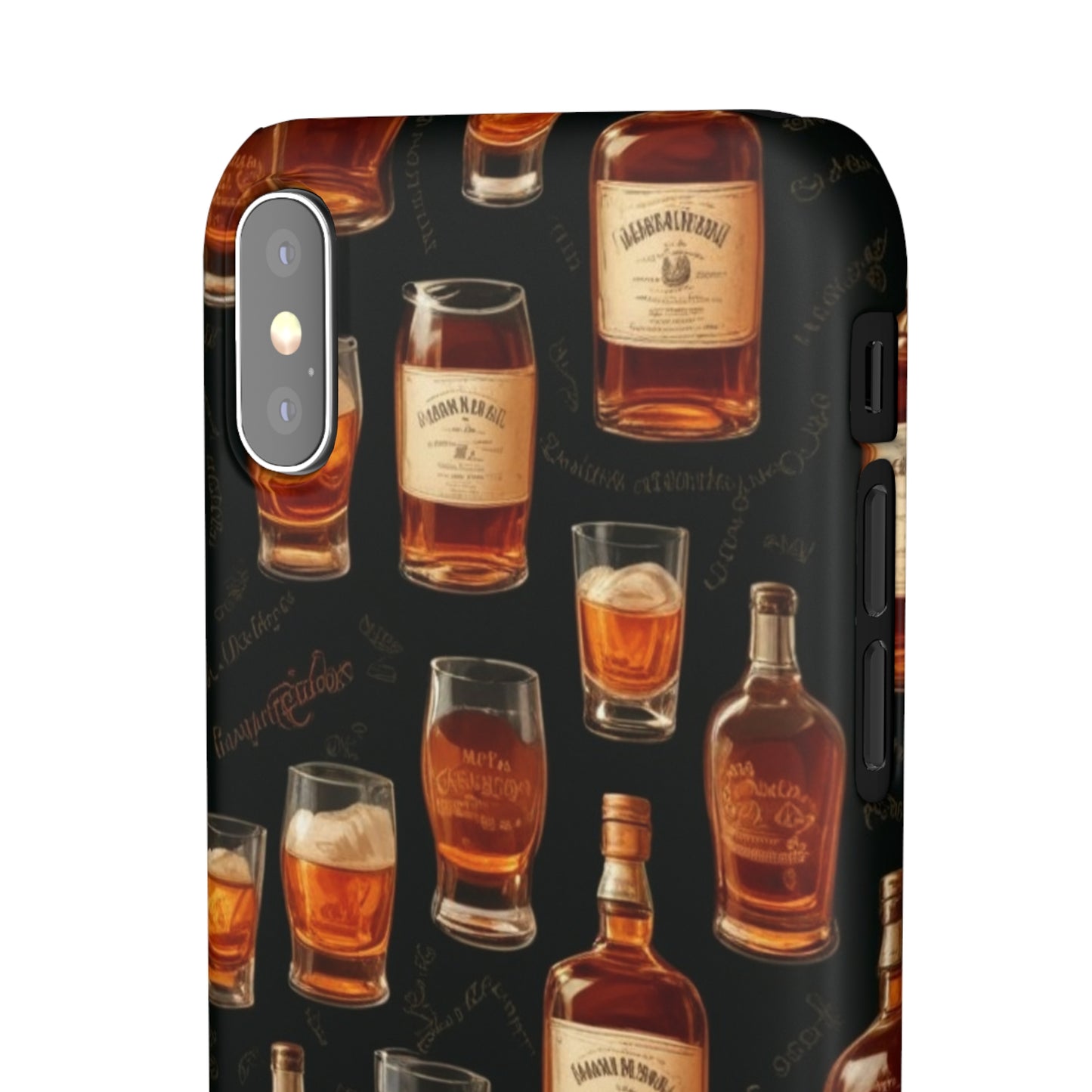 Whiskey Pattern Snap Cases
