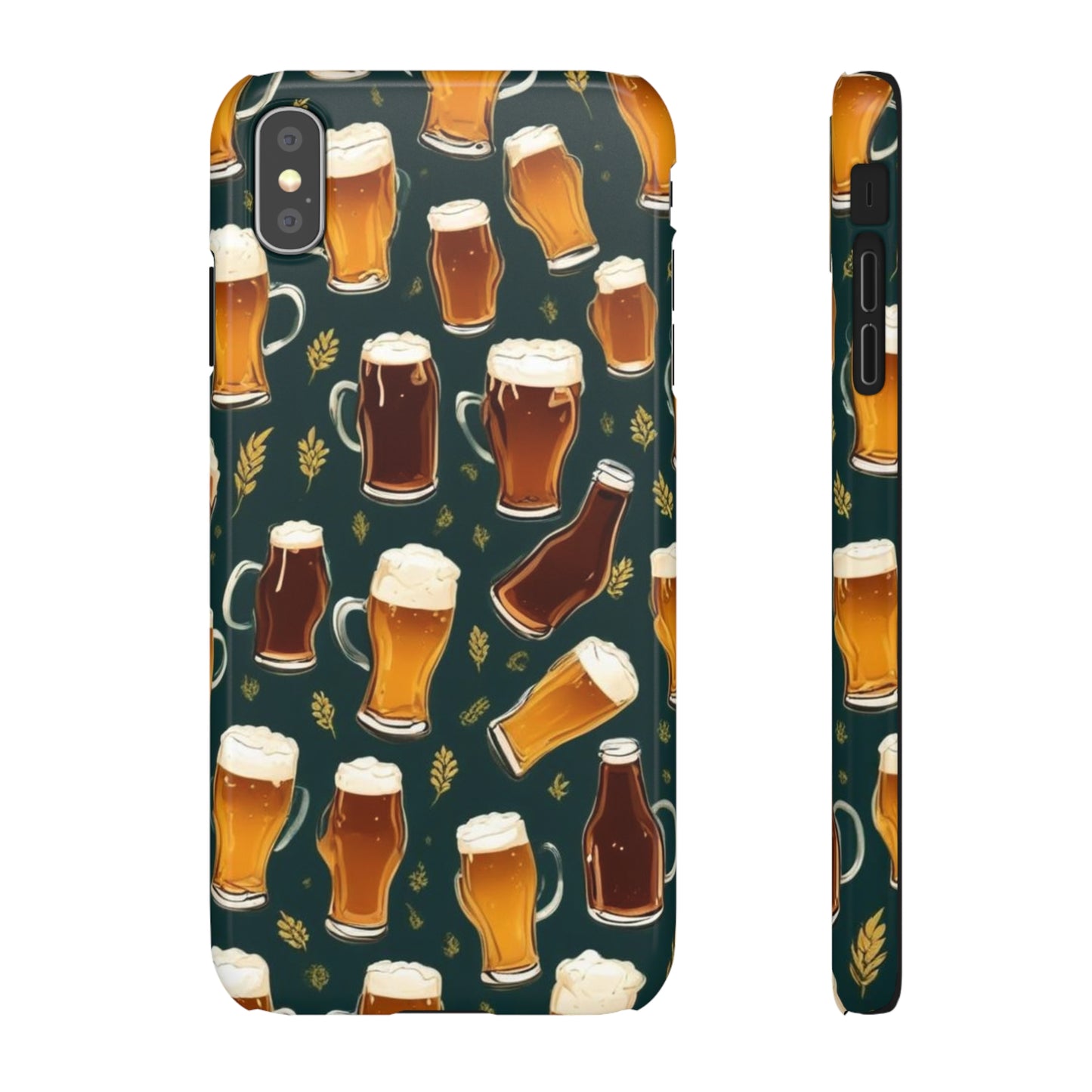 Beer Pattern Snap Cases