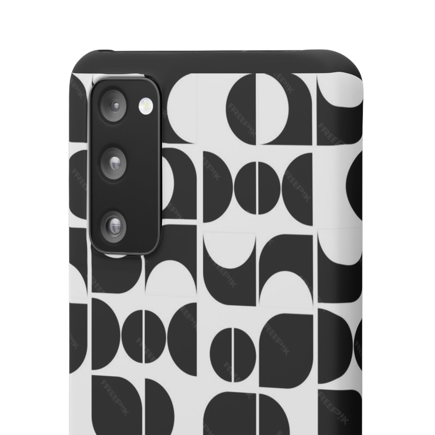 Black And White Pattern Pattern Snap Cases