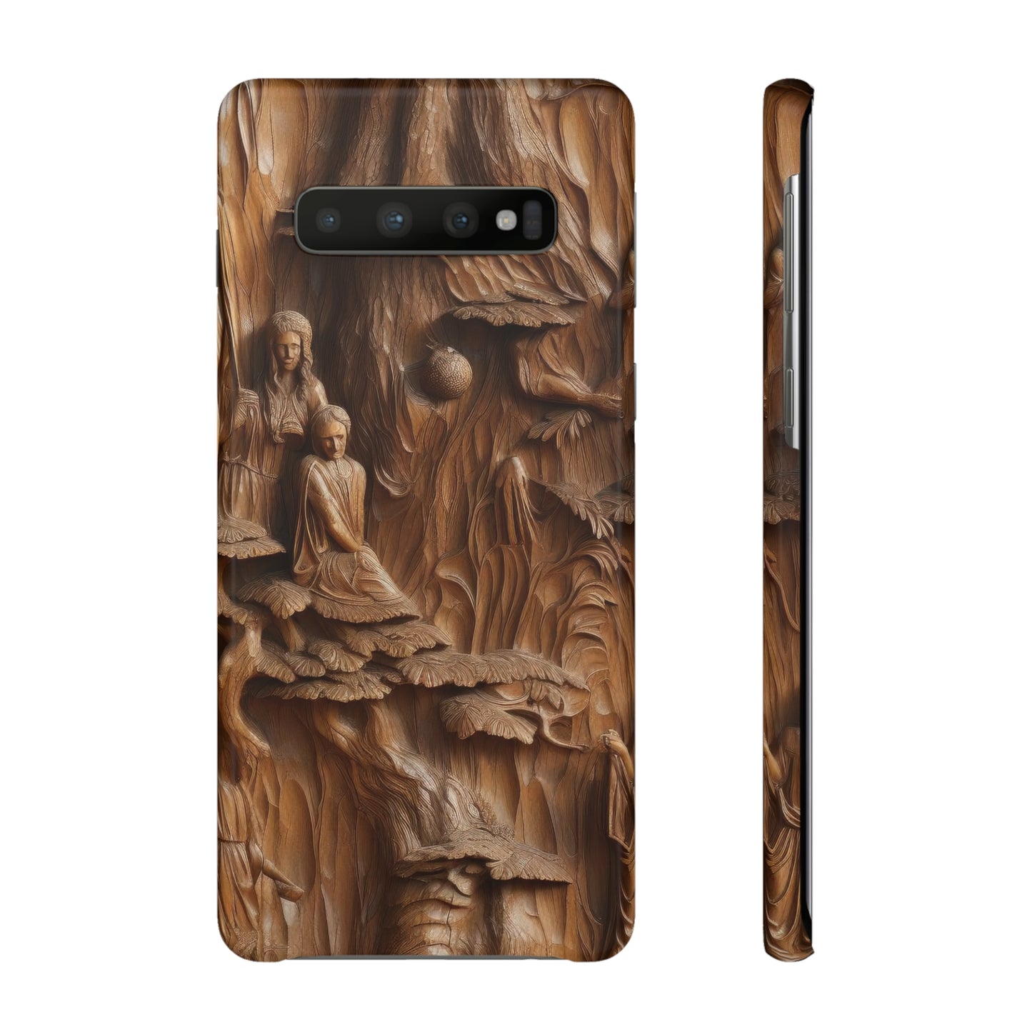 Biblical , Spiritual Carved Wood Phone cover Snap Cases .