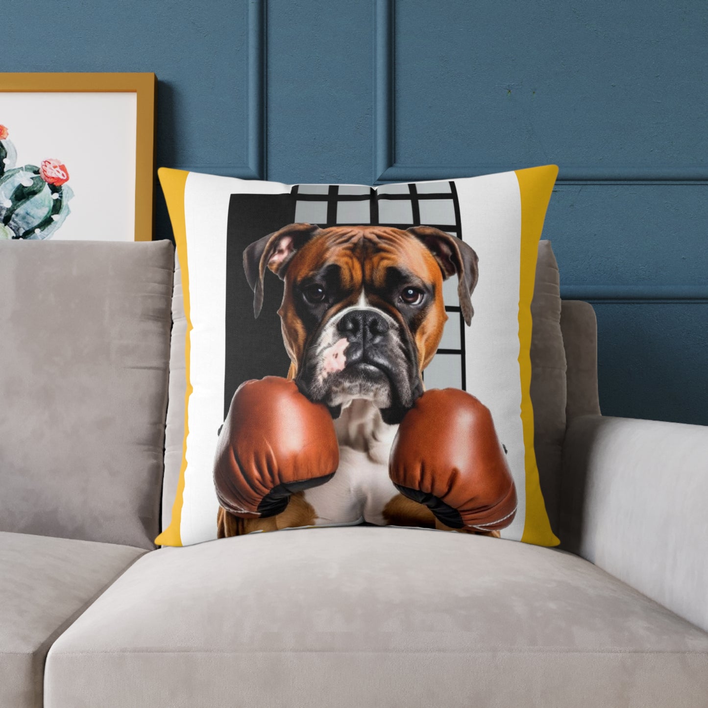 Square Poly Canvas Pillow