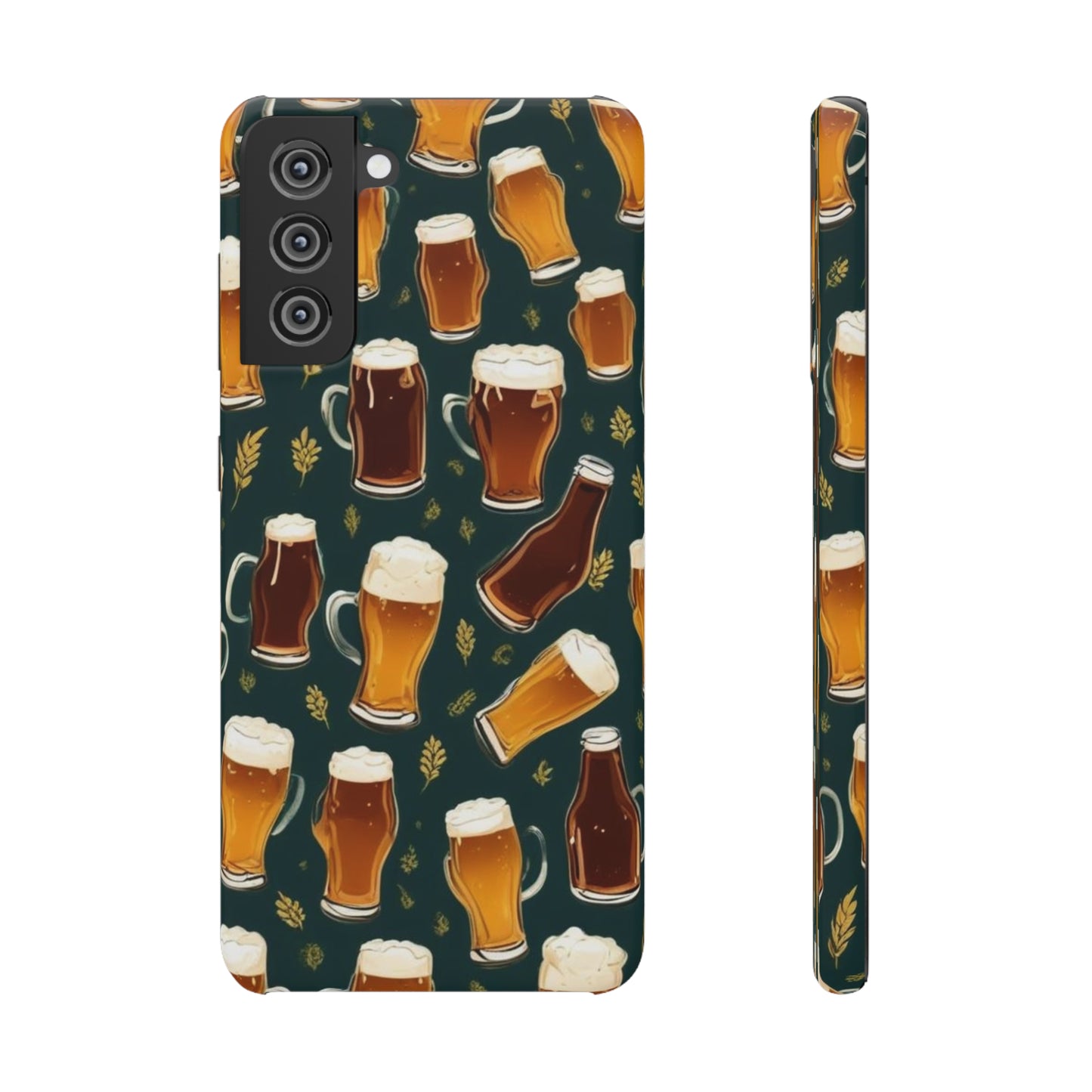 Beer Pattern Snap Cases