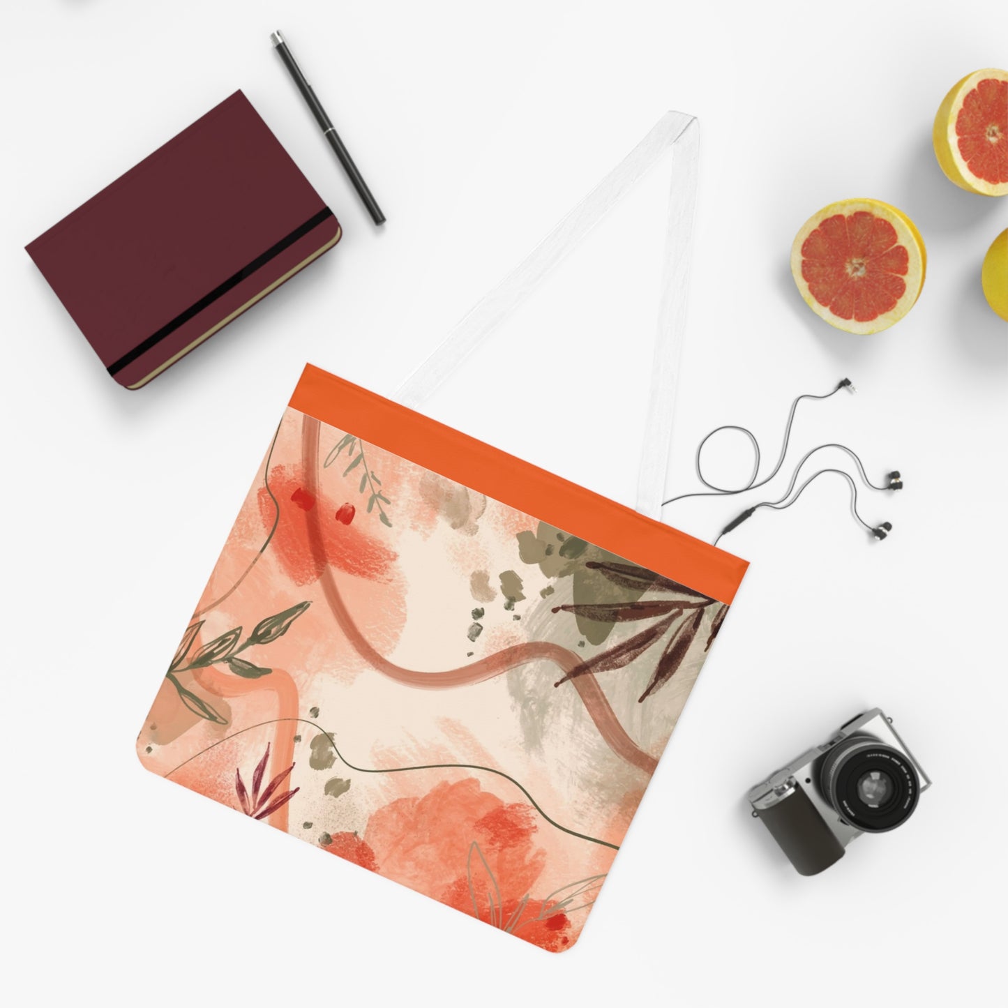 Pattern Shoulder Tote Bag (AOP)