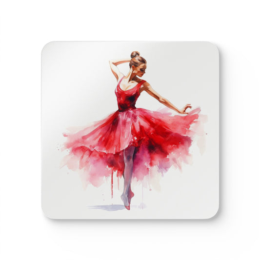 Ballet Corkwood Coaster Set