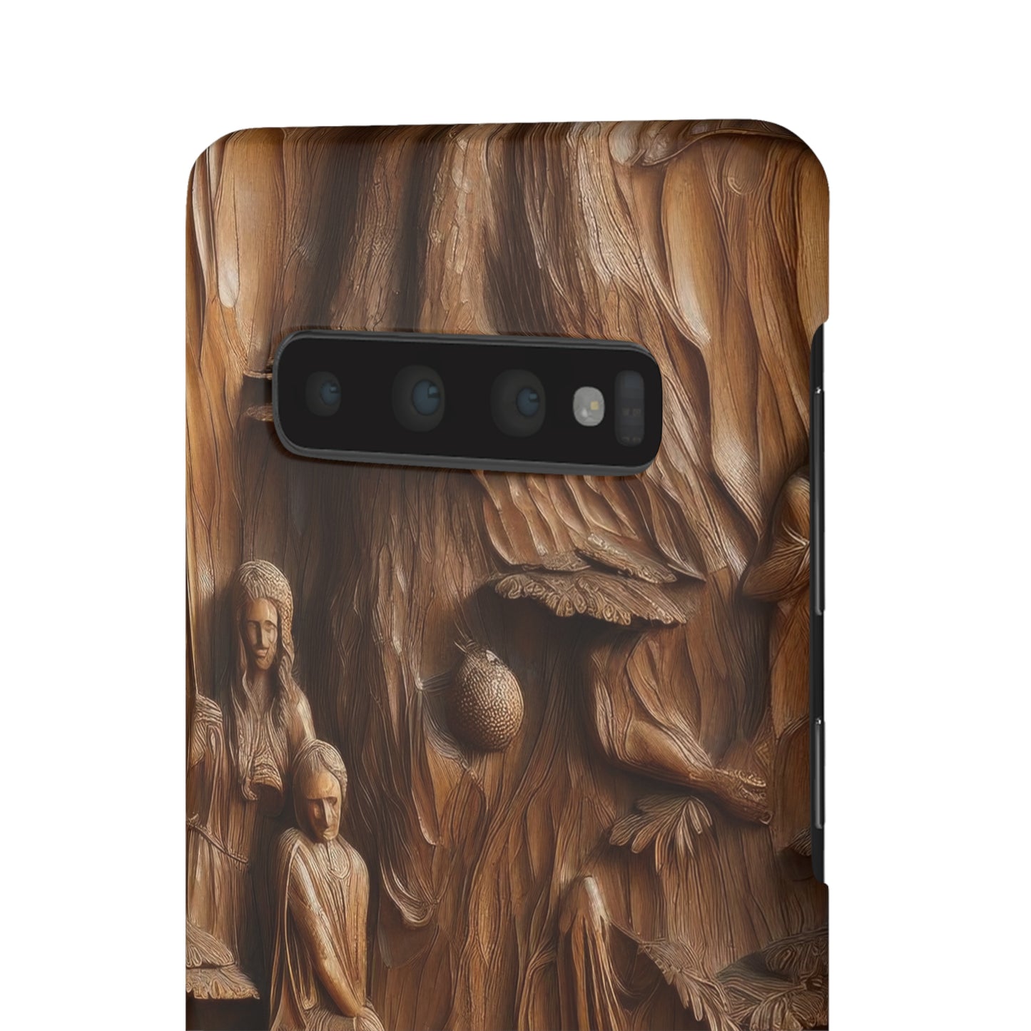 Biblical , Spiritual Carved Wood Phone cover Snap Cases .