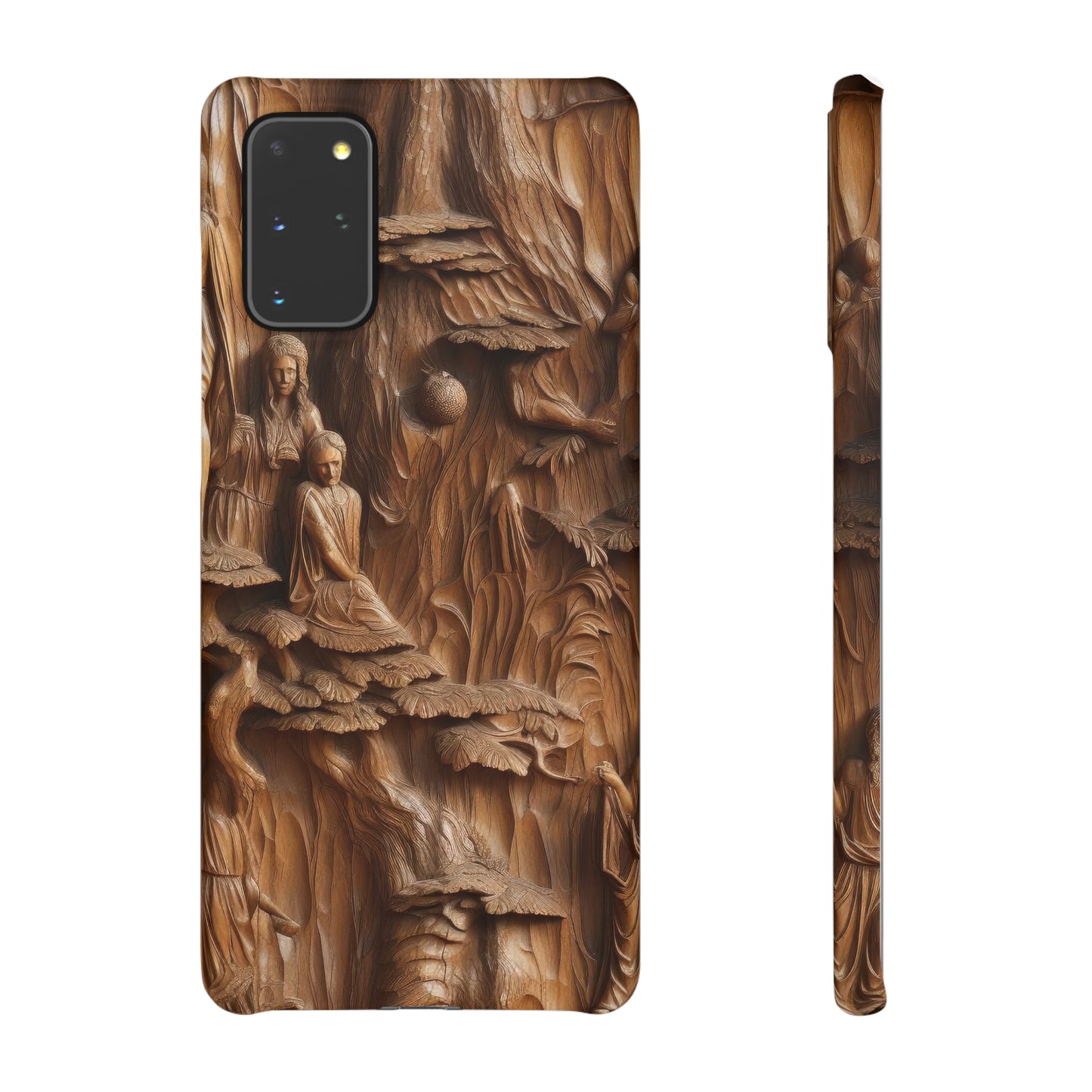 Biblical , Spiritual Carved Wood Phone cover Snap Cases .