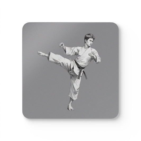 Martial Arts Corkwood Coaster Set
