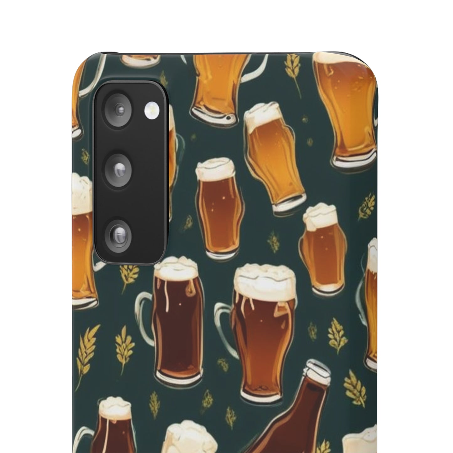 Beer Pattern Snap Cases