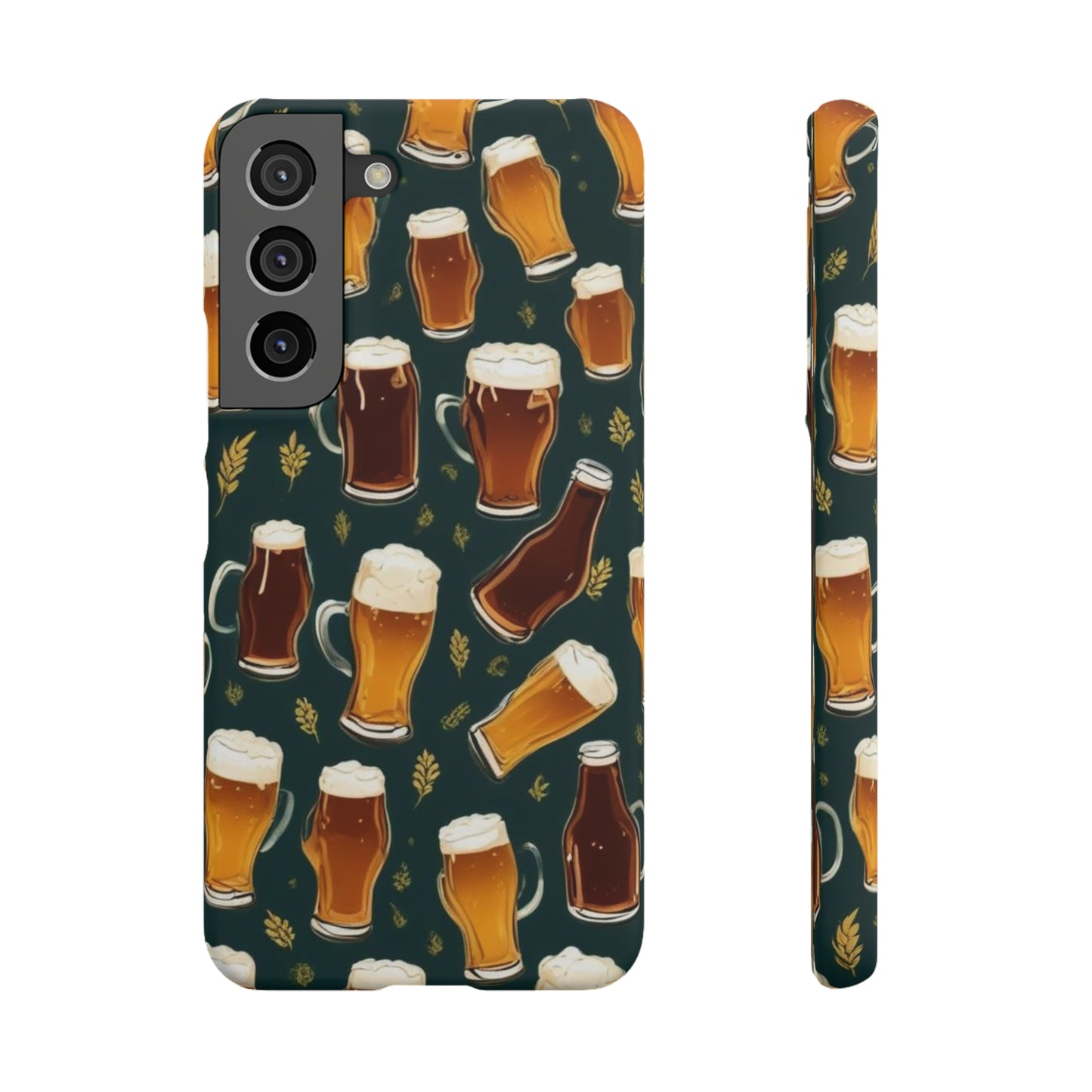 Beer Pattern Snap Cases