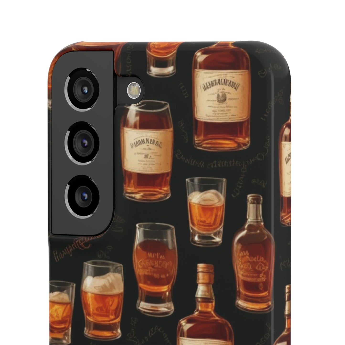 Whiskey Pattern Snap Cases
