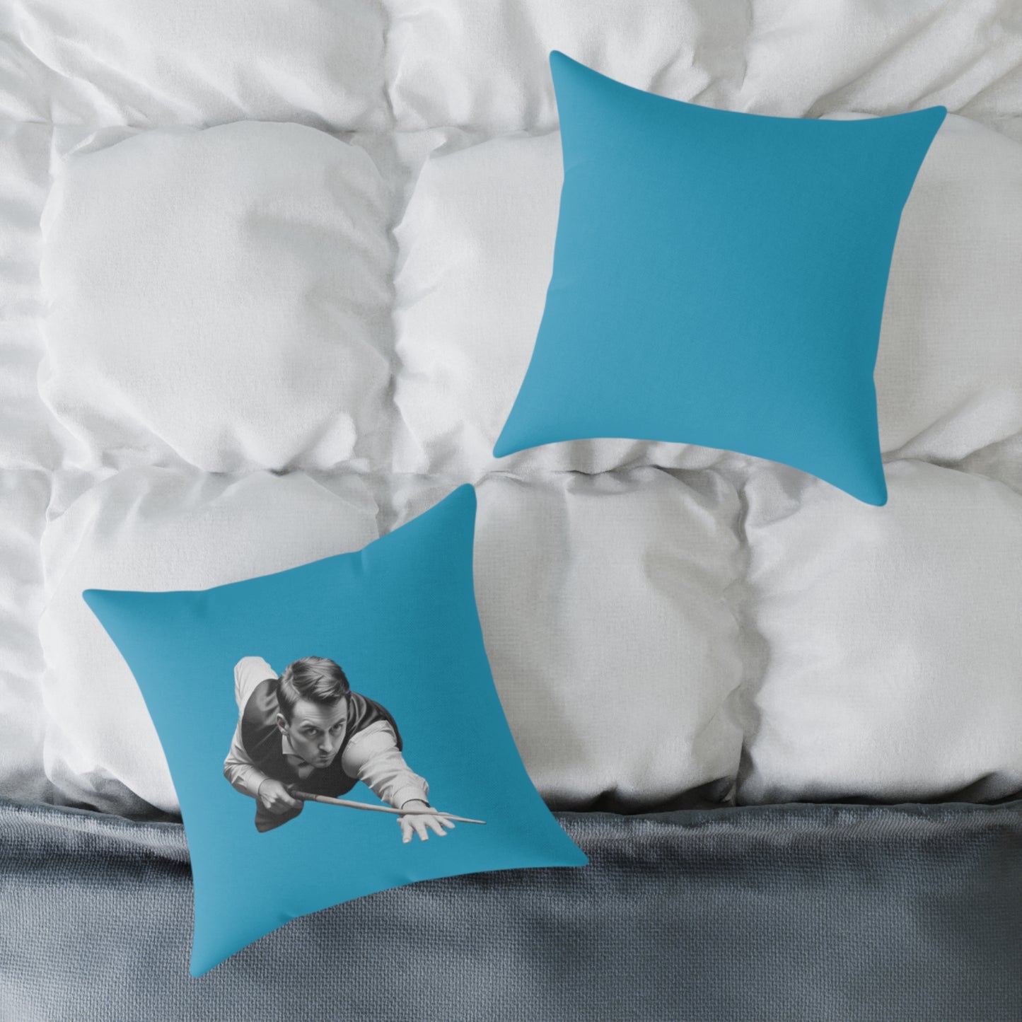 Snooker Square Poly Canvas Pillow