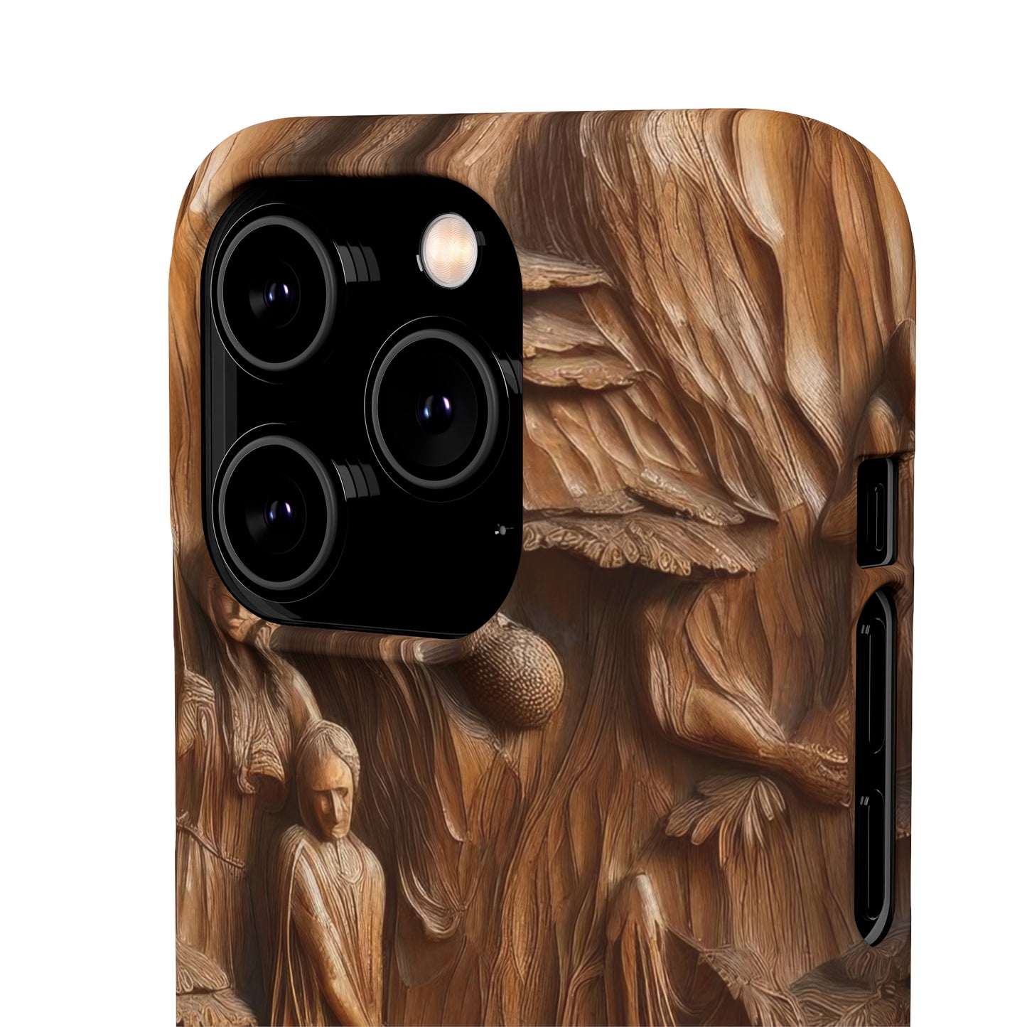 Biblical , Spiritual Carved Wood Phone cover Snap Cases .